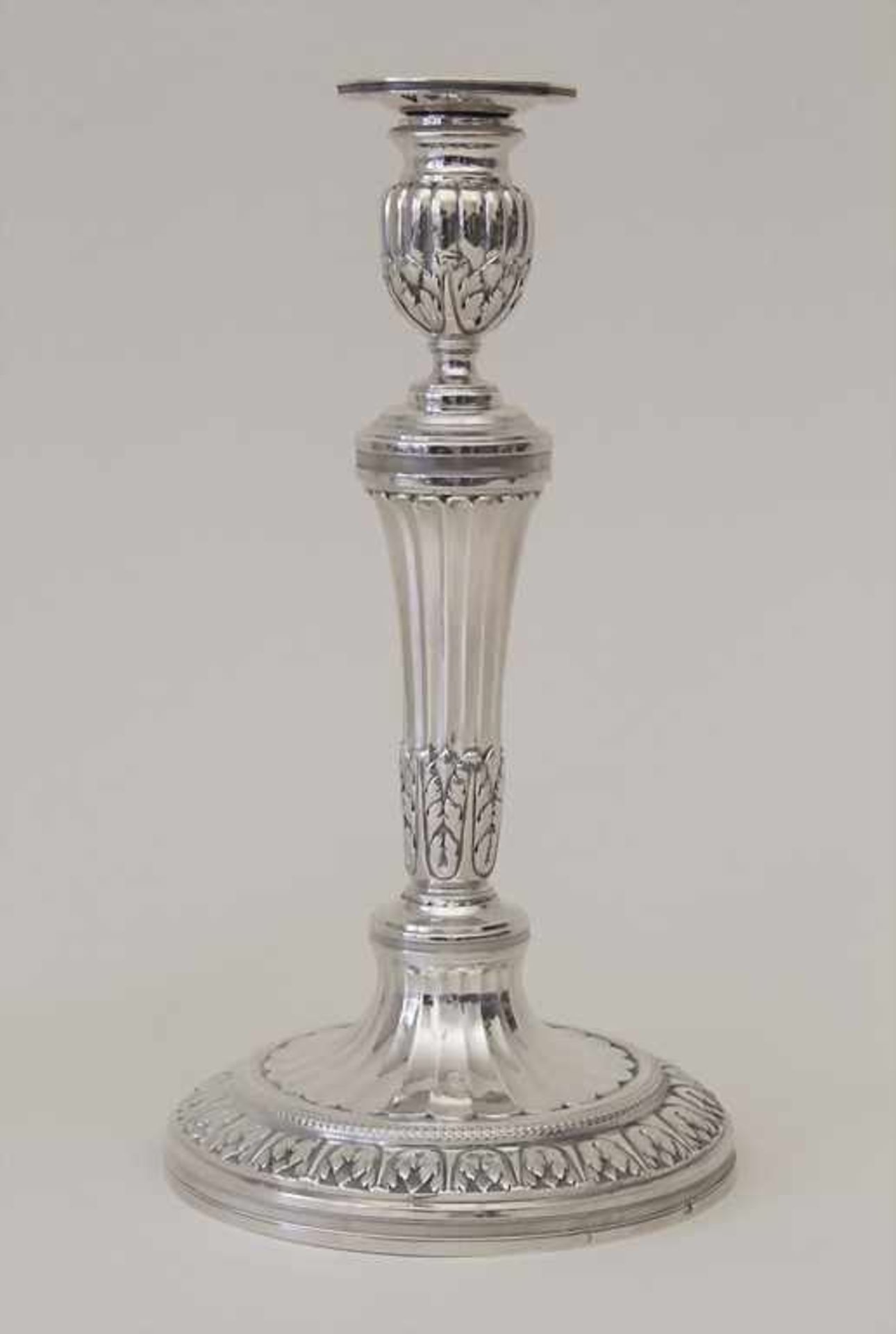 Louis-Seize-Leuchter / A silver candleholder, Nicolas Richard Masson, Paris, nach 1806