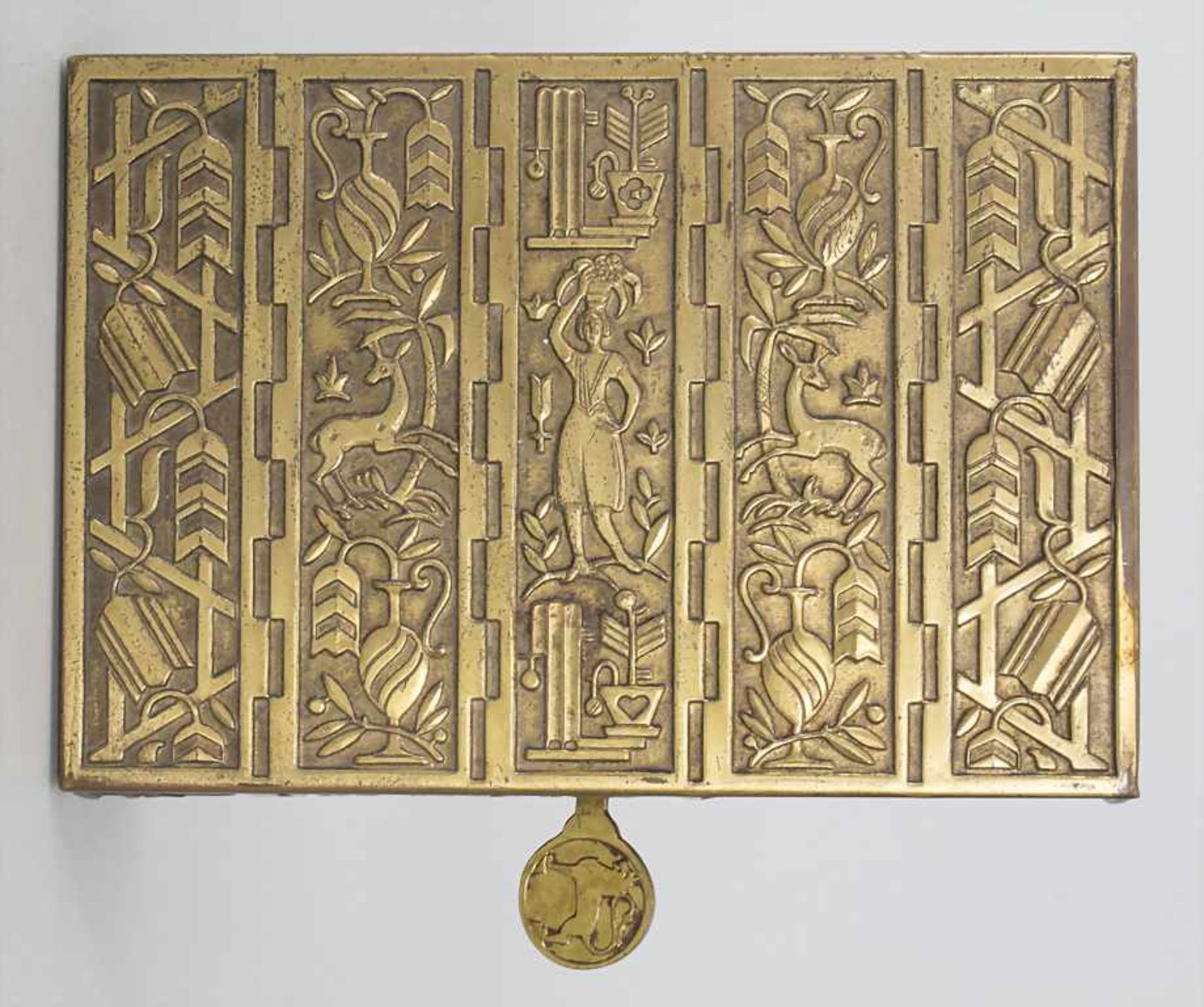 Art Déco Schatulle / An Art Deco box, Erhard & Söhne, Schwäbisch Gmünd, um 1925<br - Image 3 of 6