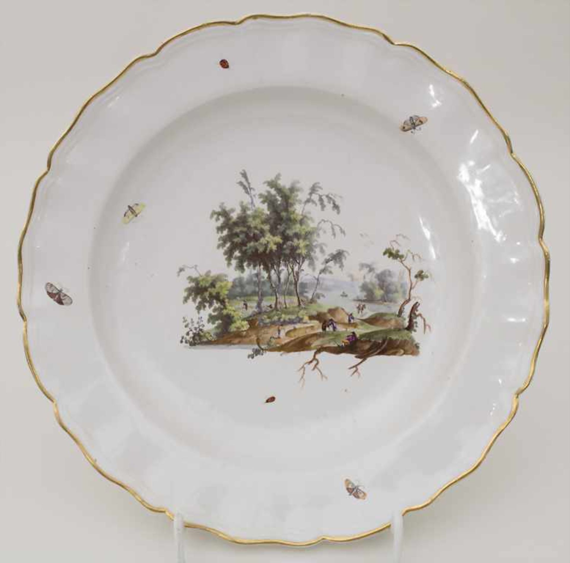 Teller / A plate, Höchst, um 1775<