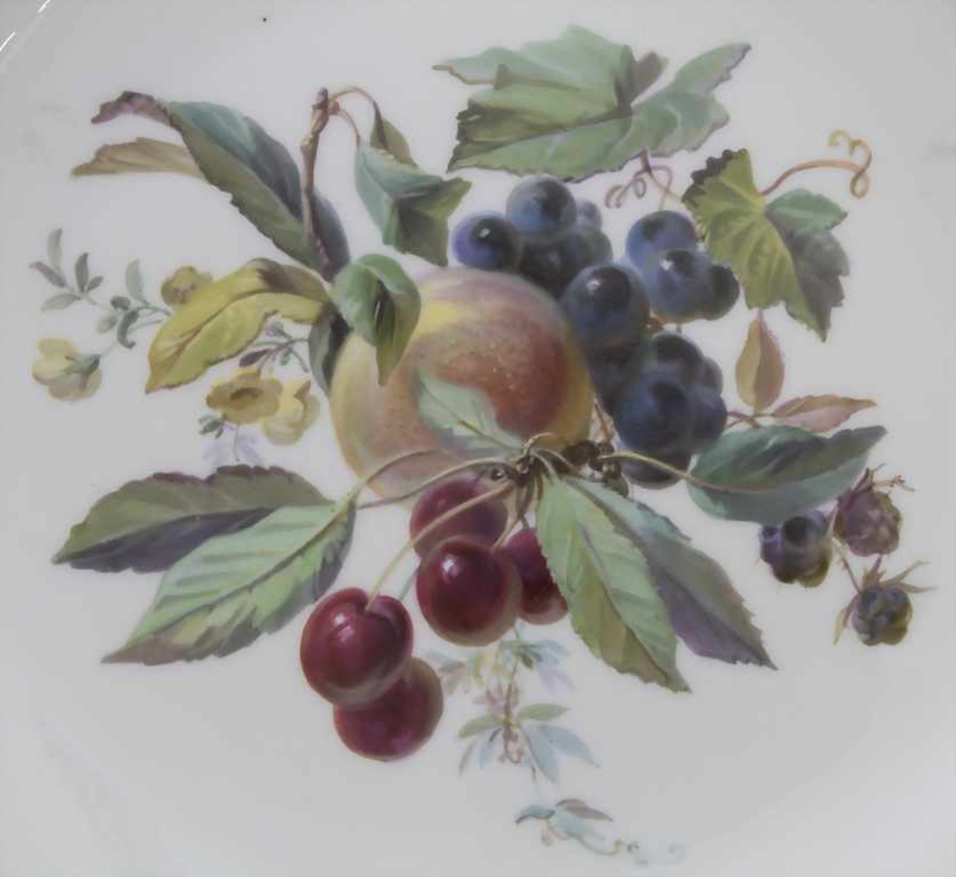 3 Korb-Teller / 3 plates, Meissen, 19. Jh. - Image 9 of 11