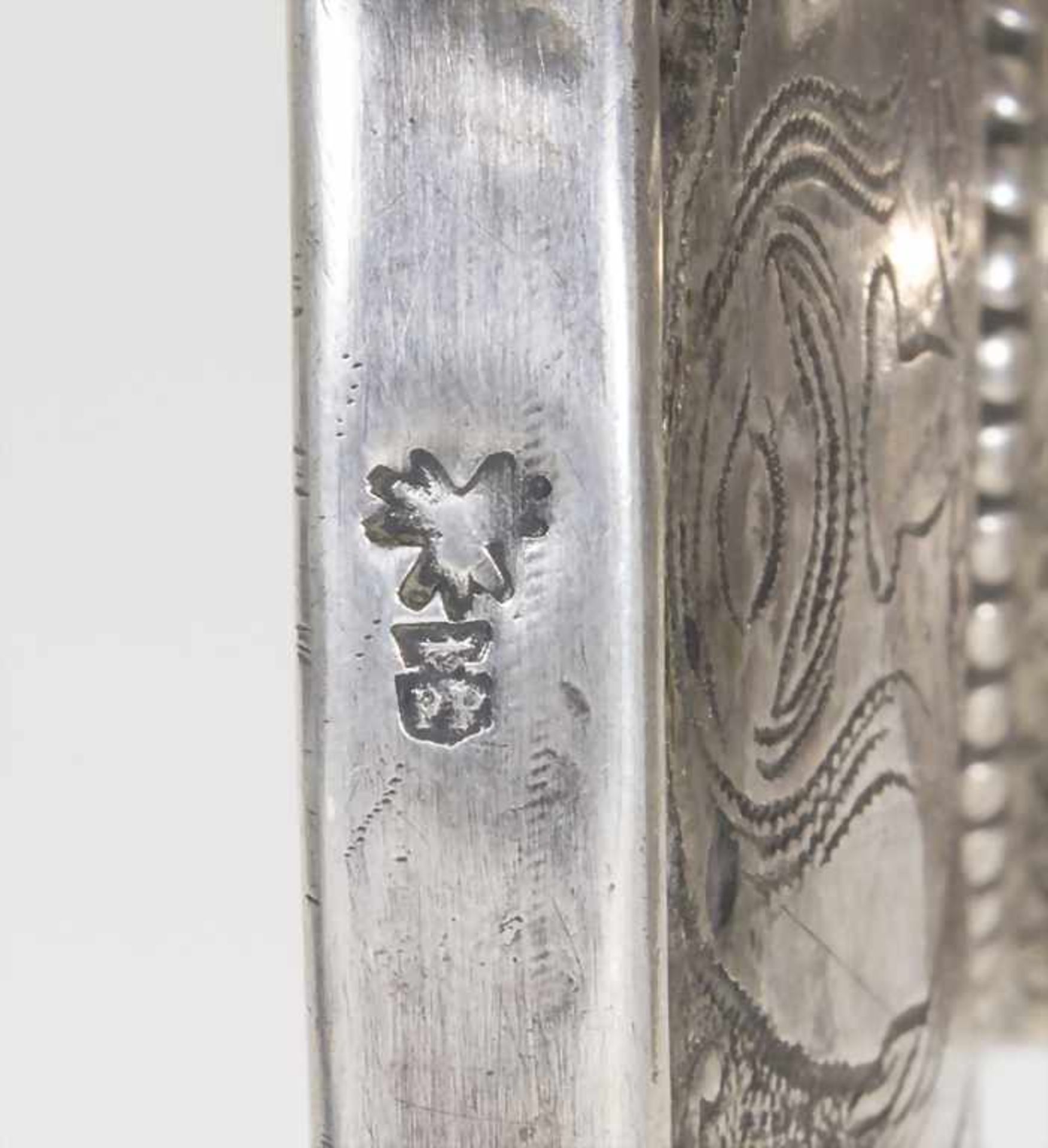 Ziborium / Messkelch / A silver chalice, Pamplona, 18. Jh. - Bild 4 aus 12