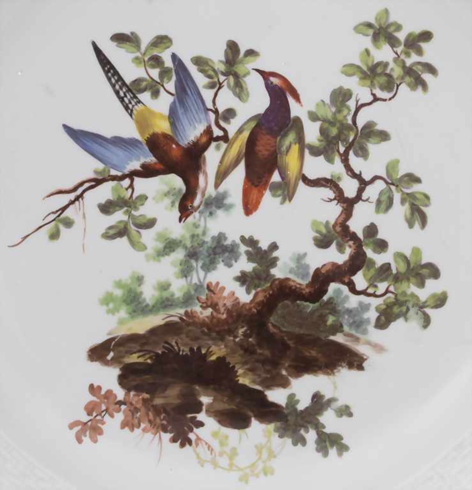 Teller / A plate, Frankenthal, Adam Bergdoll, um 1765 - Image 2 of 5