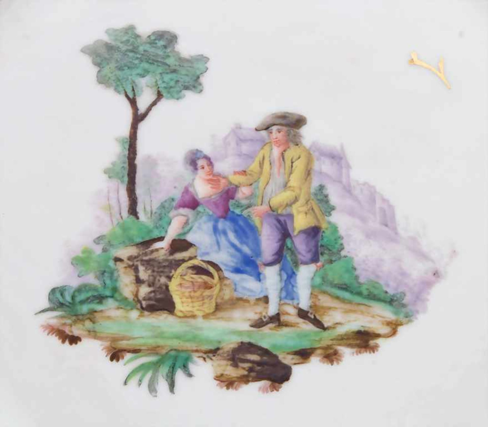 Teller / A plate, Hannong, Straßburg / Strasbourg, 1751-1754< - Bild 2 aus 7