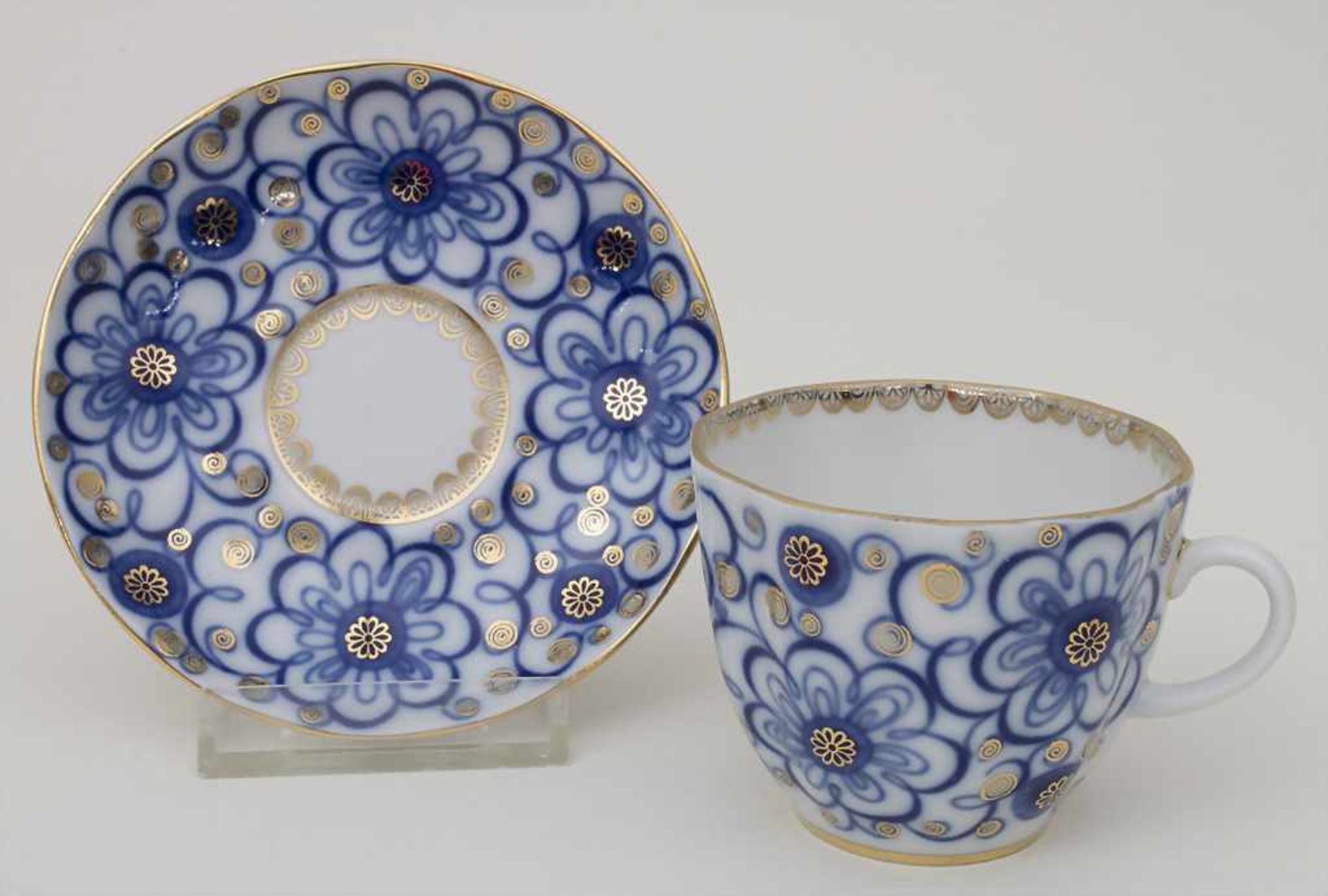 Konvolut Sammeltassen / A set of collection cups and saucers, Lomonossov, 20. Jh. - Image 2 of 7