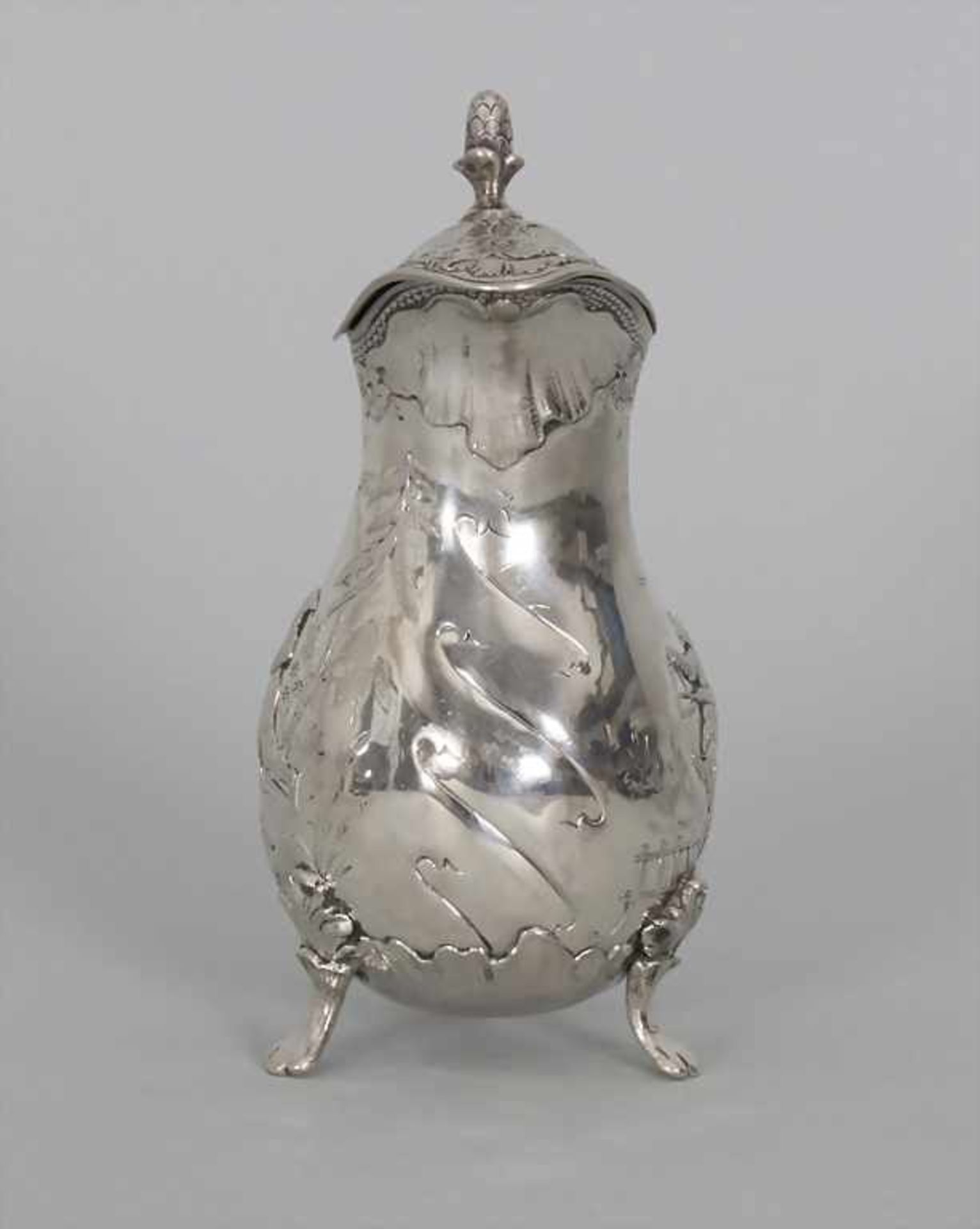 Kleiner Rokoko Krug / A small Rococo silver jug, Spanien, 18. Jh. - Bild 2 aus 10