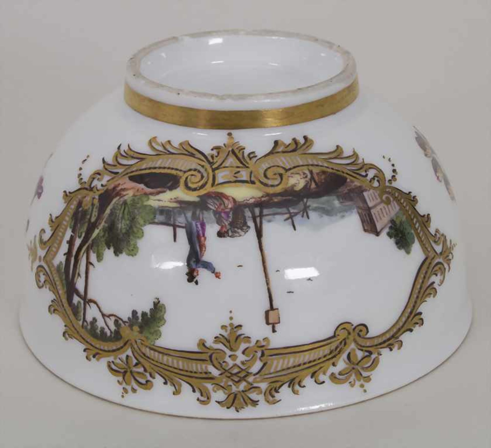 Koppchen mit Unterschale / A tea cup and saucer, Christian Friedrich Herold, Meissen, um - Image 10 of 13