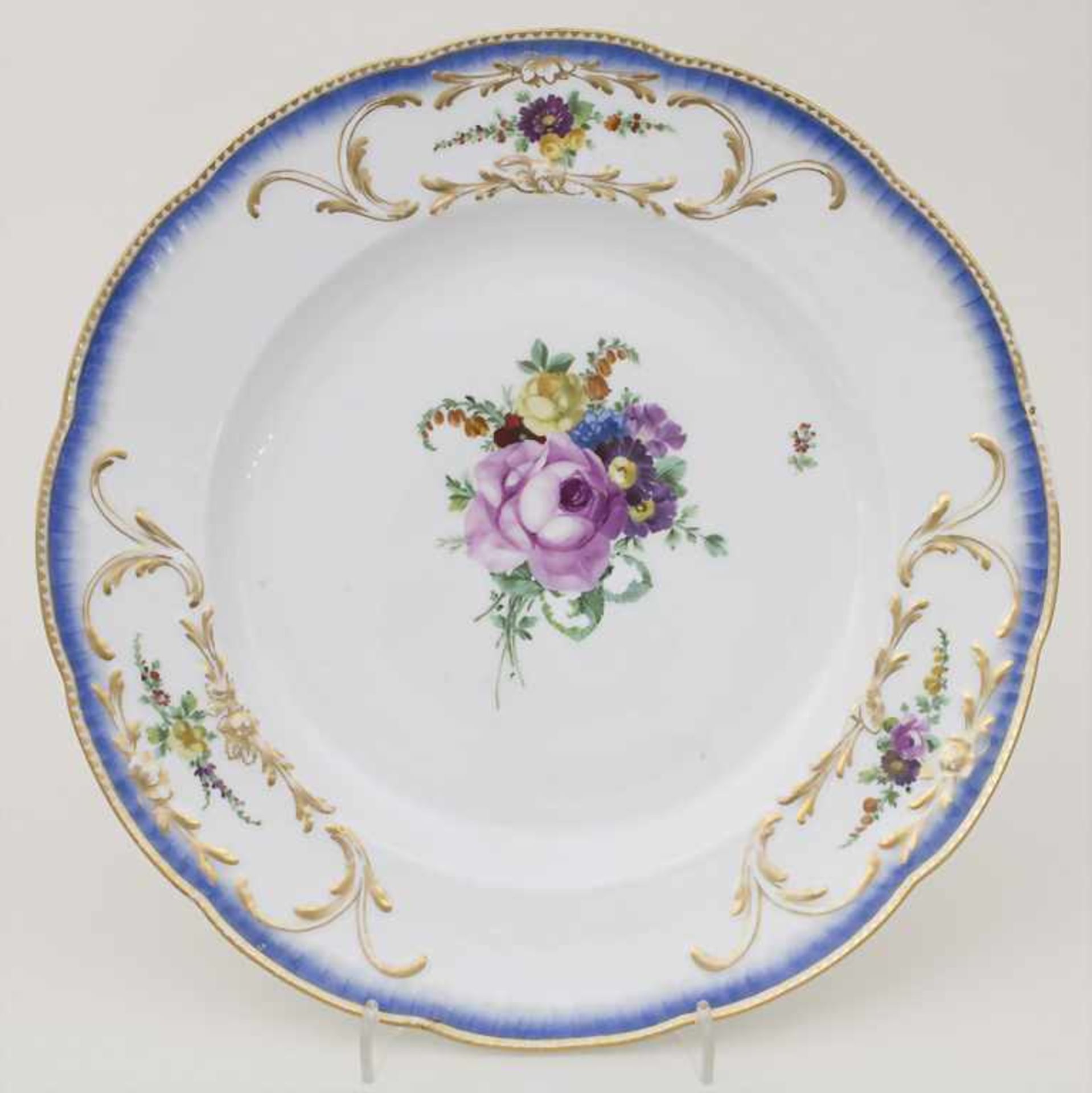 Rokoko Teller / A Rococo plate, Meissen, 1763-1773