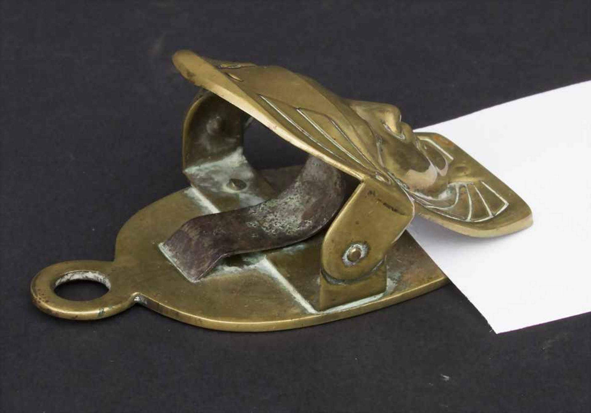 Jugendstil Brieföffner und Halter / An Art Nouveau letter opener and holder / clip, Raulin, - Image 3 of 4