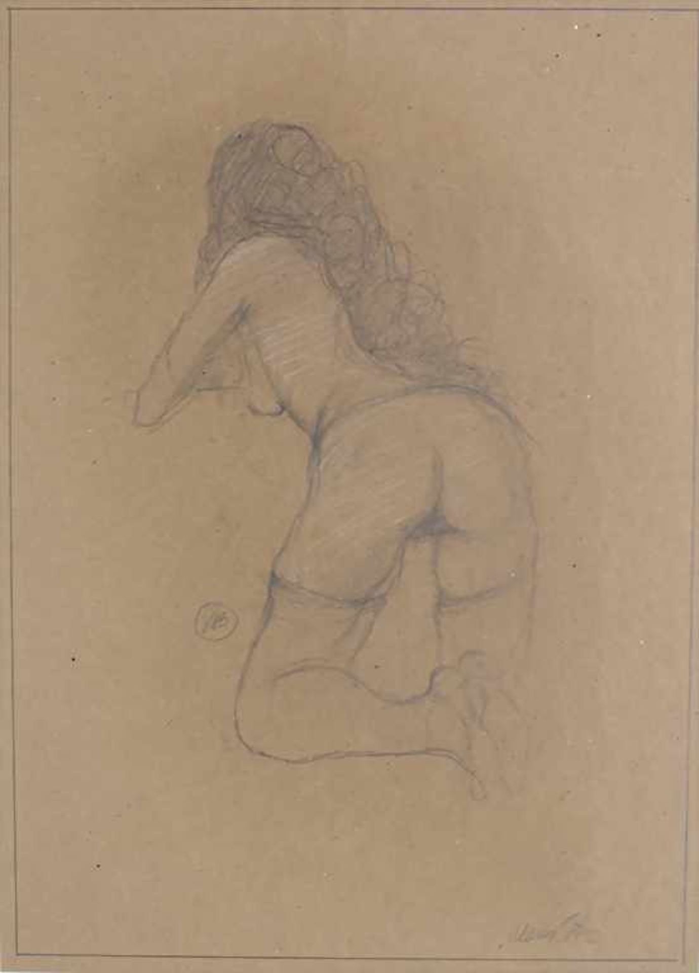 Klaus Böttger (1942-1992), 'Aktskizze I' / 'Nude sketch I'<