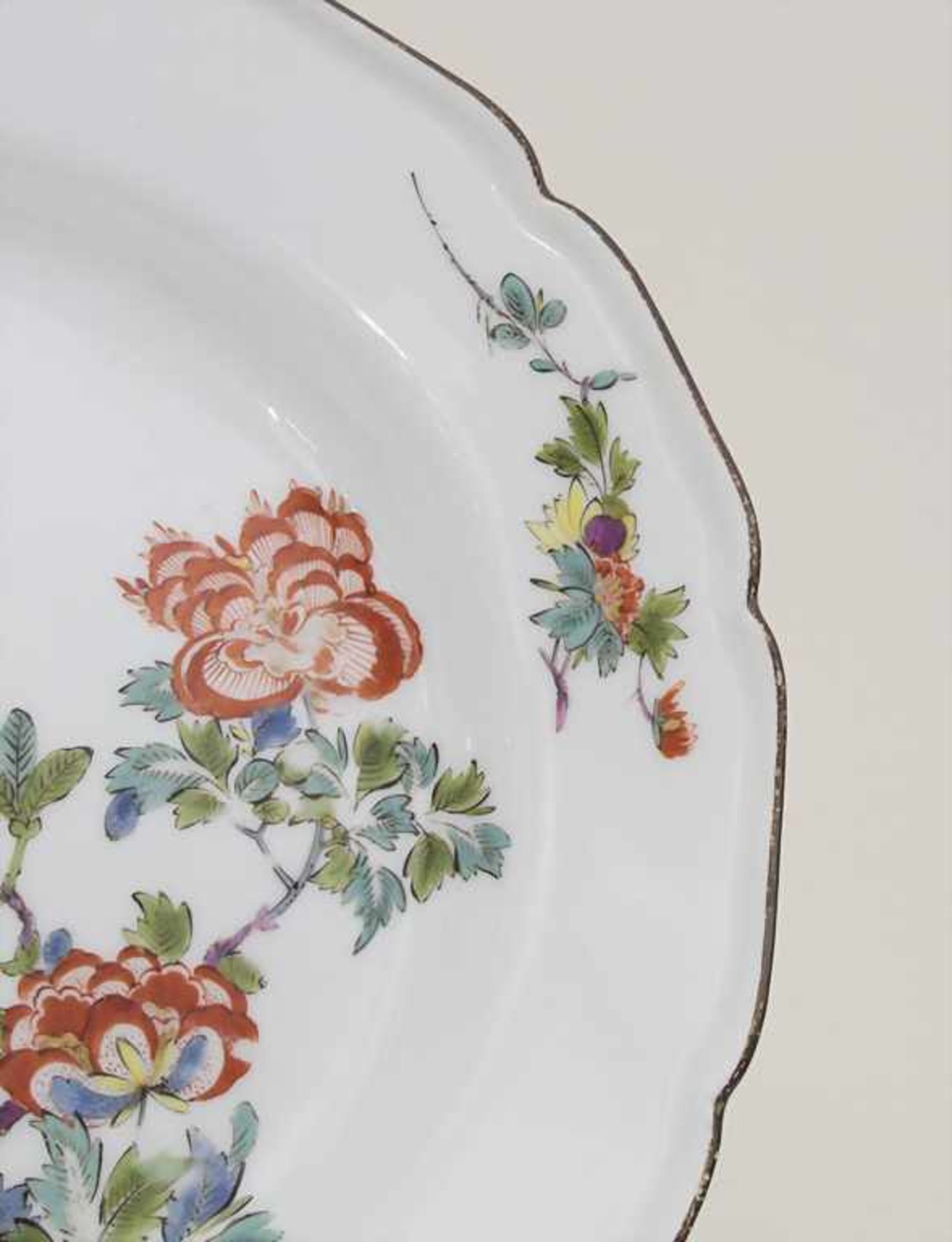 Barock-Indisch-Teller / A Baroque plate with 'Corean lion', Meissen, um 1735 - Bild 3 aus 5