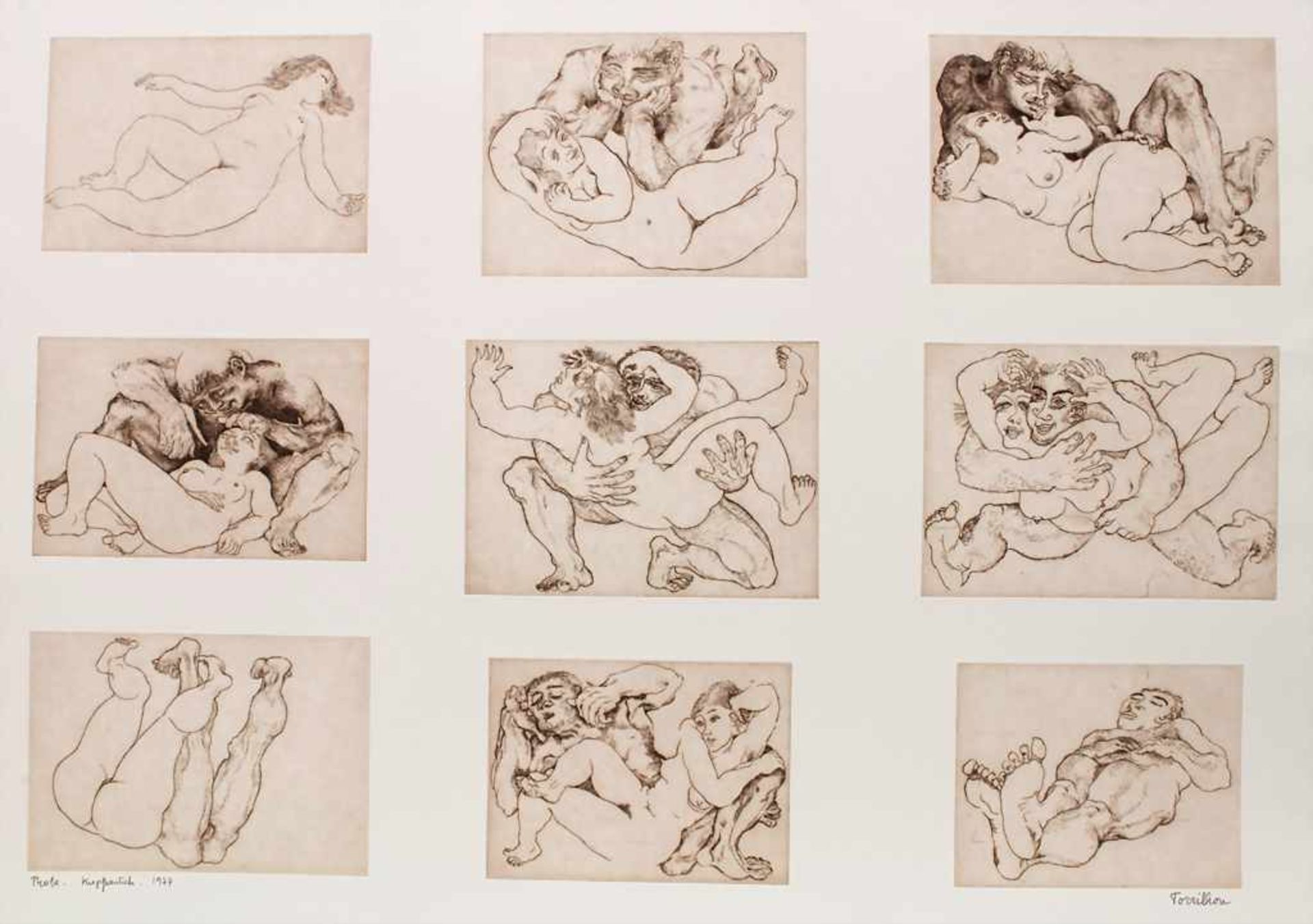 Tony Torrilhon (*1931), Konvolut 8 Radierungen / A set of 8 etchings - Bild 8 aus 11
