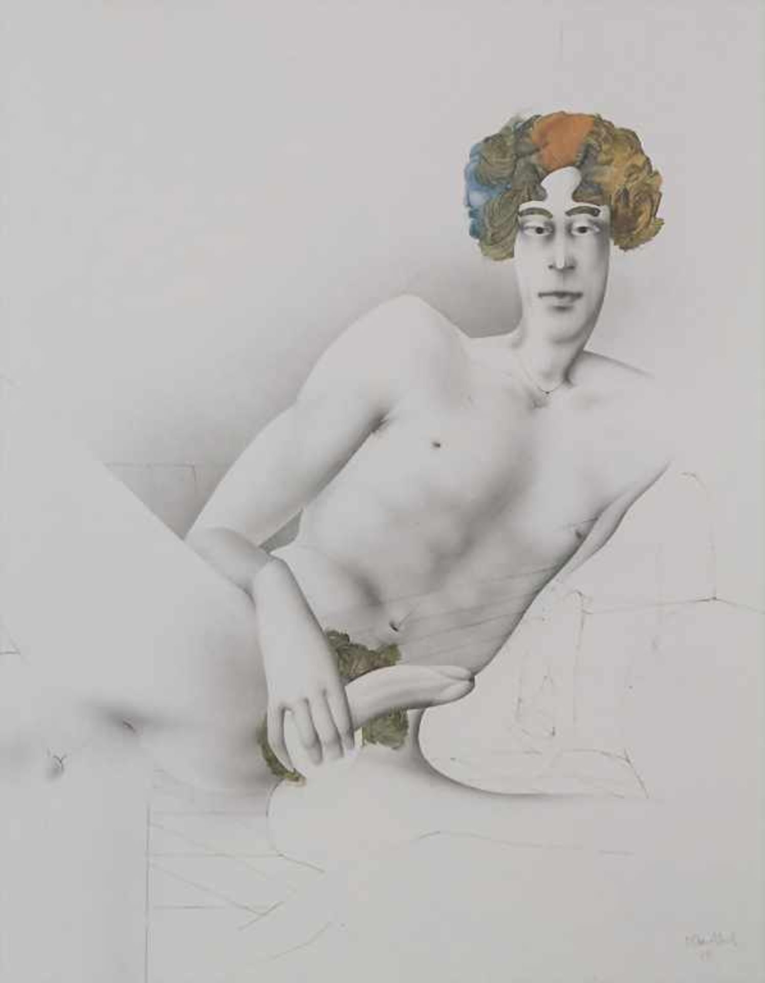 J. Raddatz, 'Homo Sum' mit Zeichnungen von Paul Wunderlich - Bild 2 aus 3
