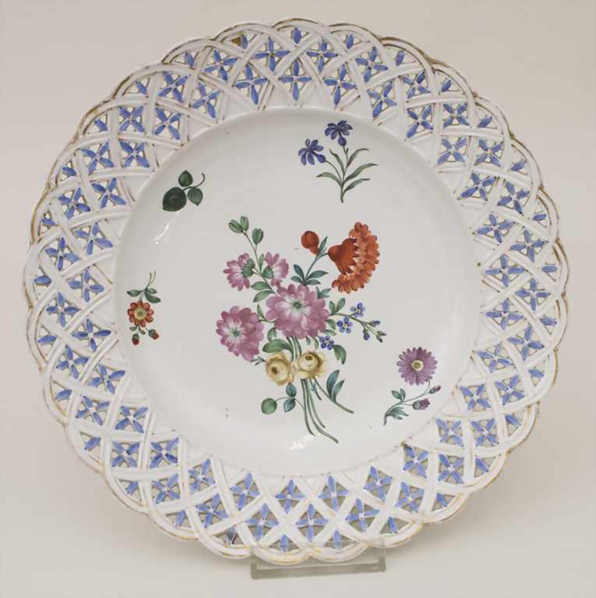 Teller / A plate, Höchst, um 1770<