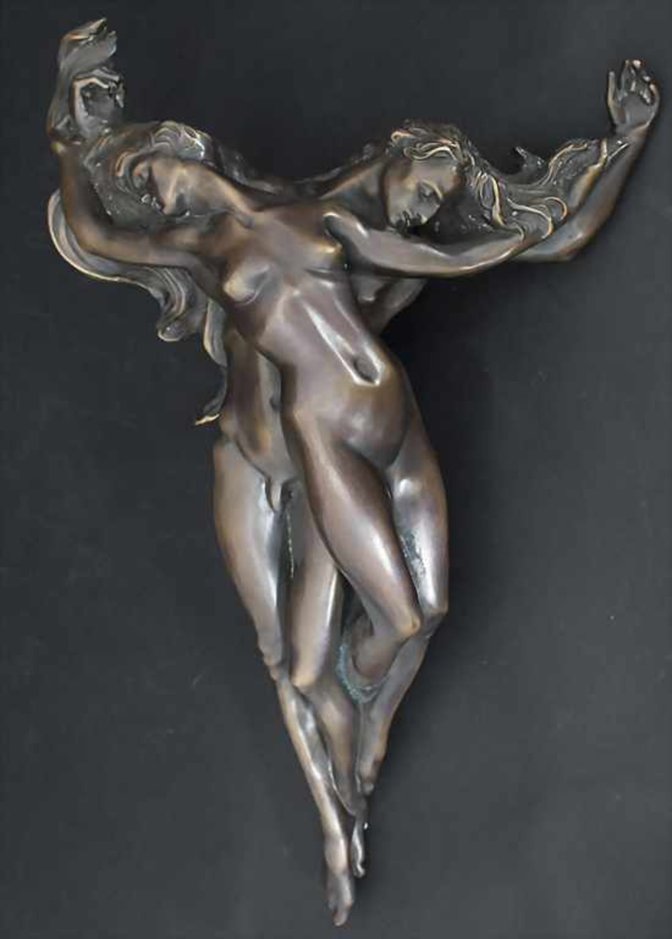 Künstler des 20. Jh., Figurengruppe 'Liebespaar' / A figural group 'Lovers'< - Image 4 of 7