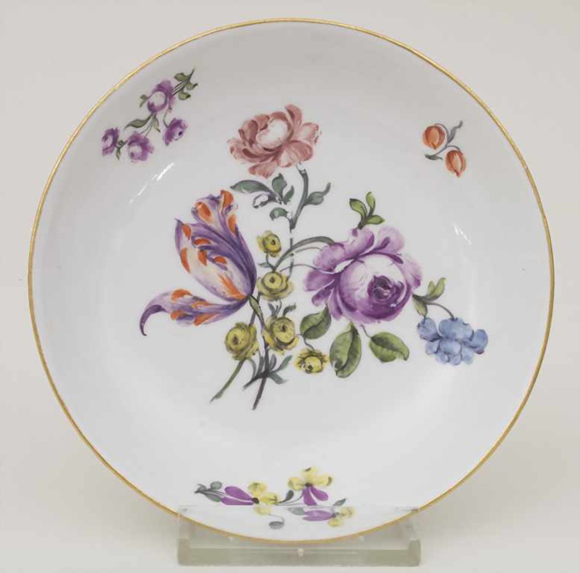 Tasse mit Unterschale / A tea cup and saucer, Meissen, um 1750 - Bild 2 aus 11