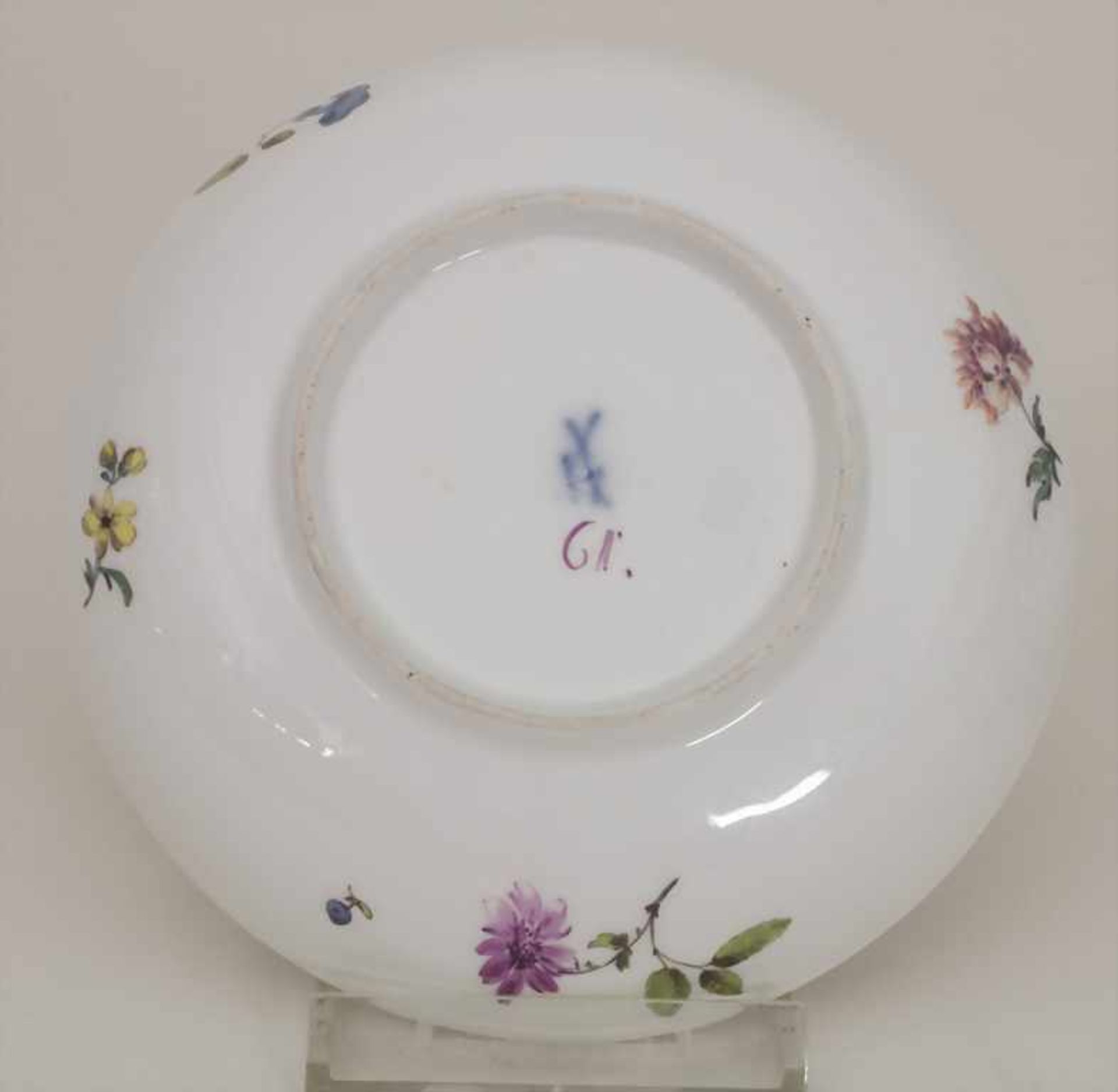 Koppchen mit Unterschale / A tea cup and saucer, Christian Friedrich Herold, Meissen, um - Bild 8 aus 13