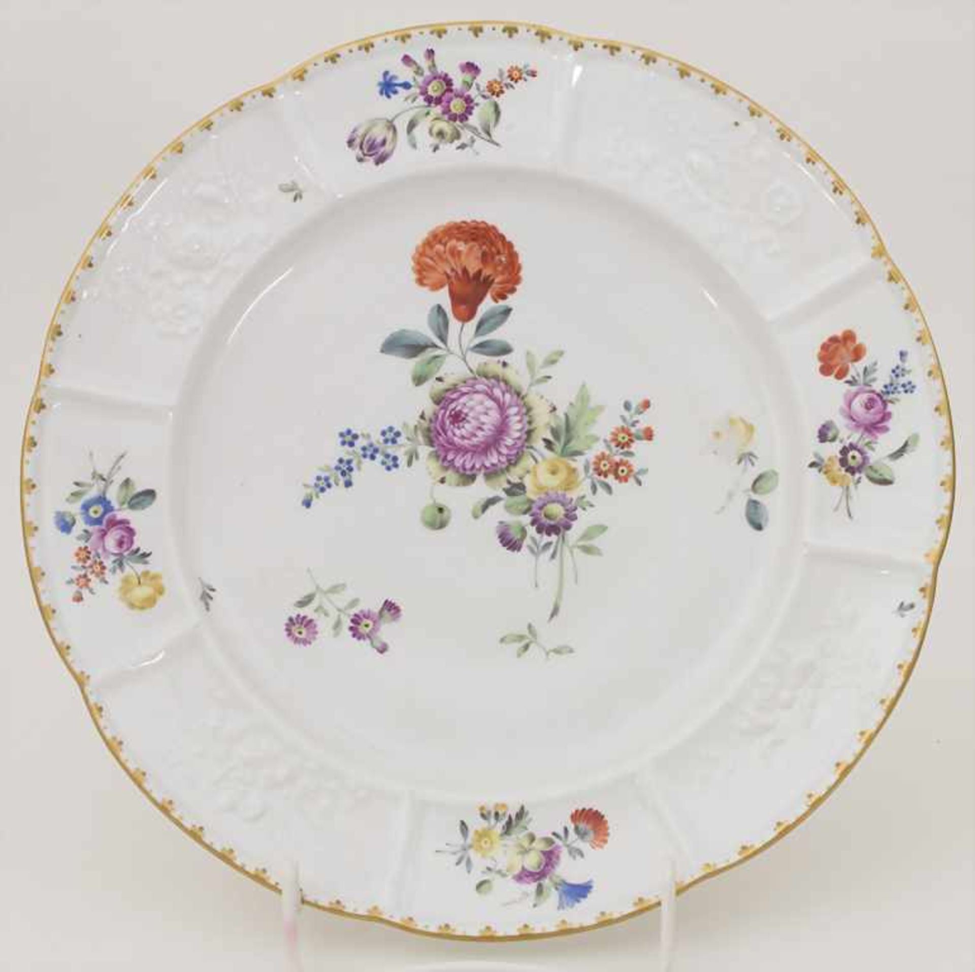 2 Teller / Two plates, Frankenthal, um 1771 - Image 2 of 12
