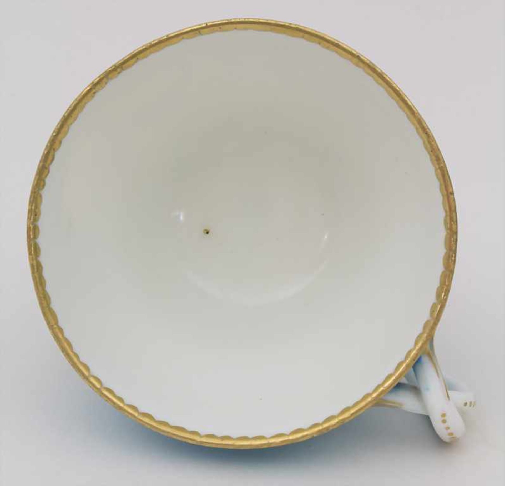 Tasse mit Unterschale / A tea cup and saucer, Sèvres, um 1800< - Bild 9 aus 10