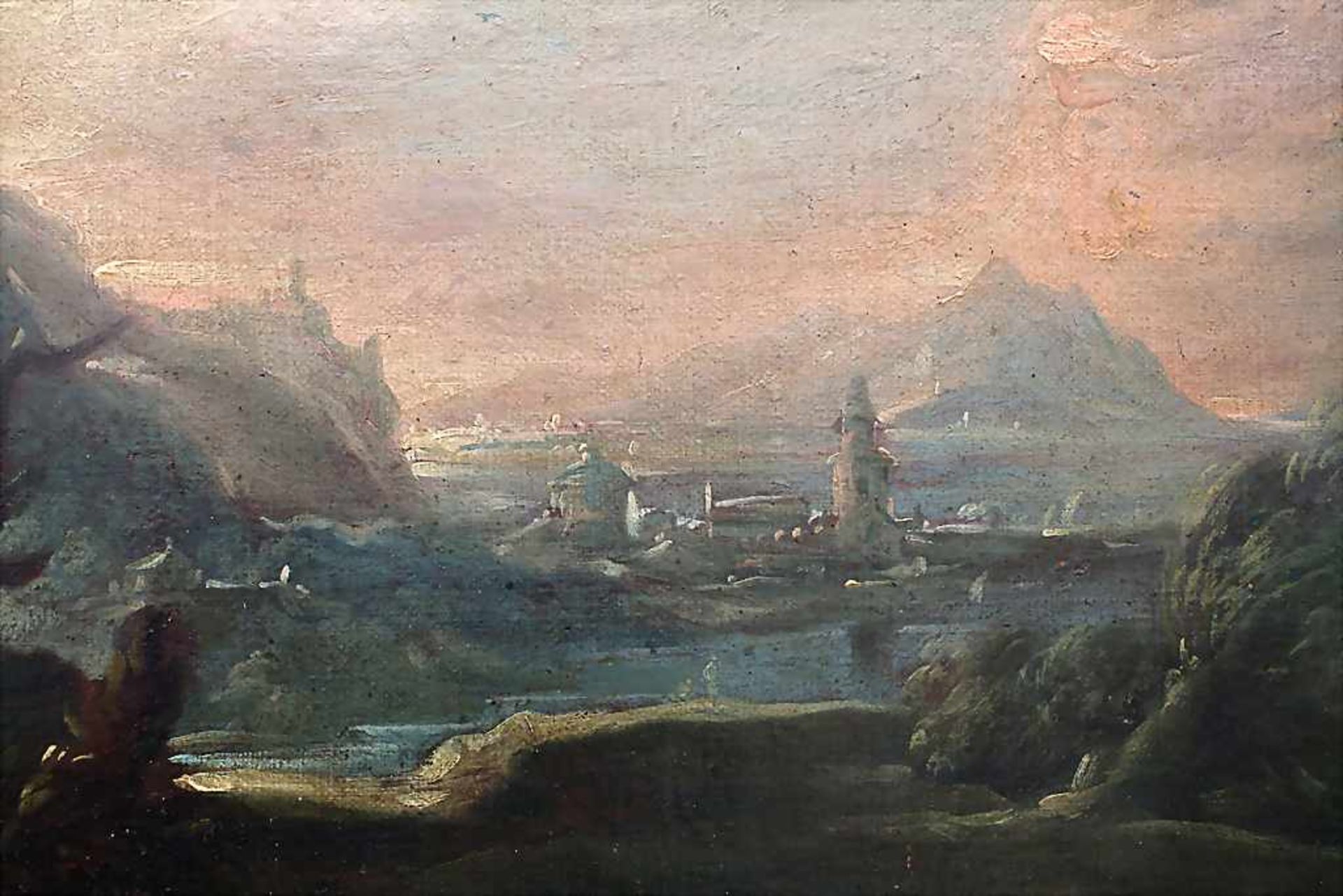 Johann Christian Brandt (1722-1795), (Zuschreibung / attributed), 'Küstenlandschaft mit - Bild 3 aus 5