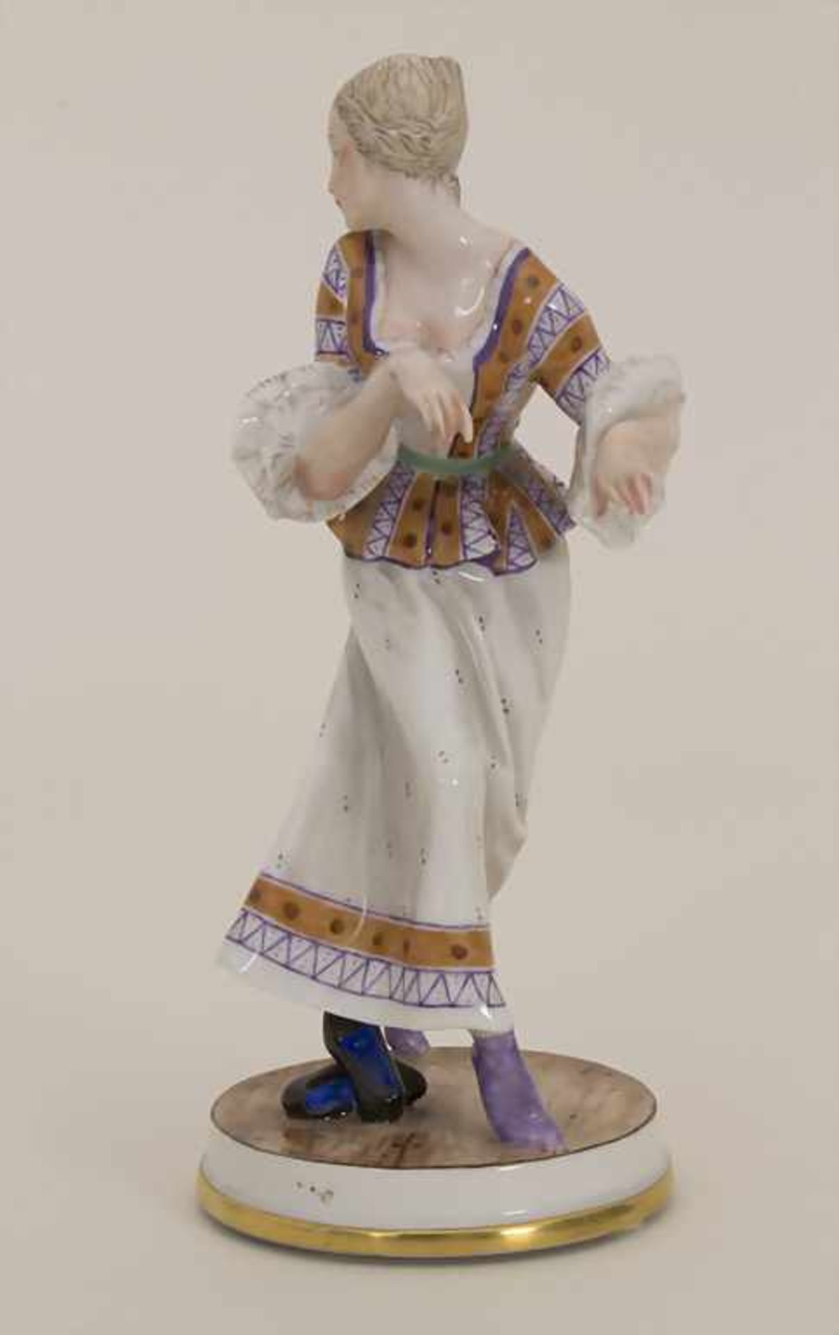 Junge Frau ohne Schuhe / A figurine of a lady with slippers on a base, Hans Tegner / Jens J. Bregno, - Image 4 of 7