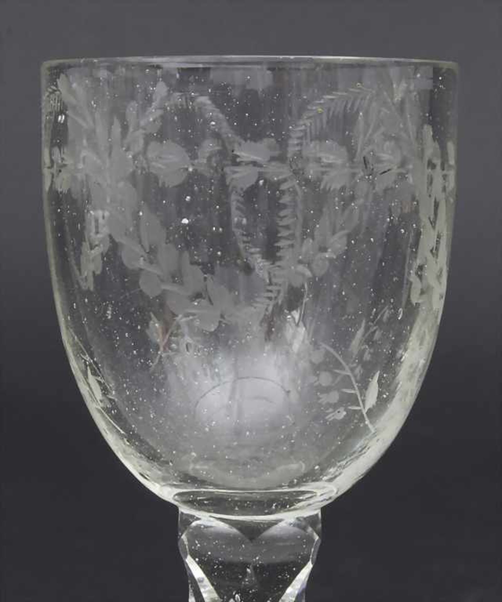 Kleines Barockglas / A small Baroque glass, deutsch, 18. Jh. - Bild 4 aus 5