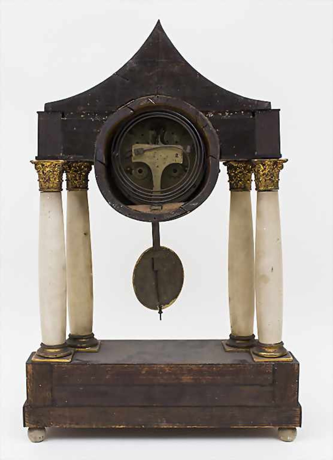 Empire Portaluhr / Clock, Wien / Vienna, ca 1800 - Image 2 of 3