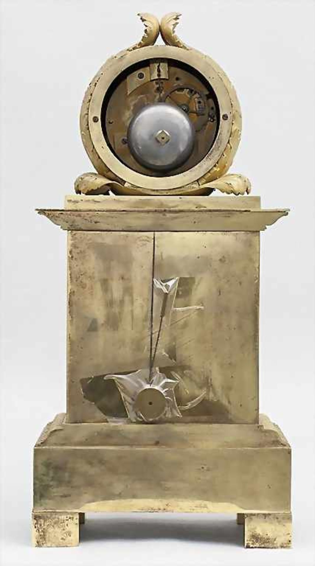 Pendule/Empire Clock, Martina Horloge de Roi a Turin, um 1810 - Image 4 of 5