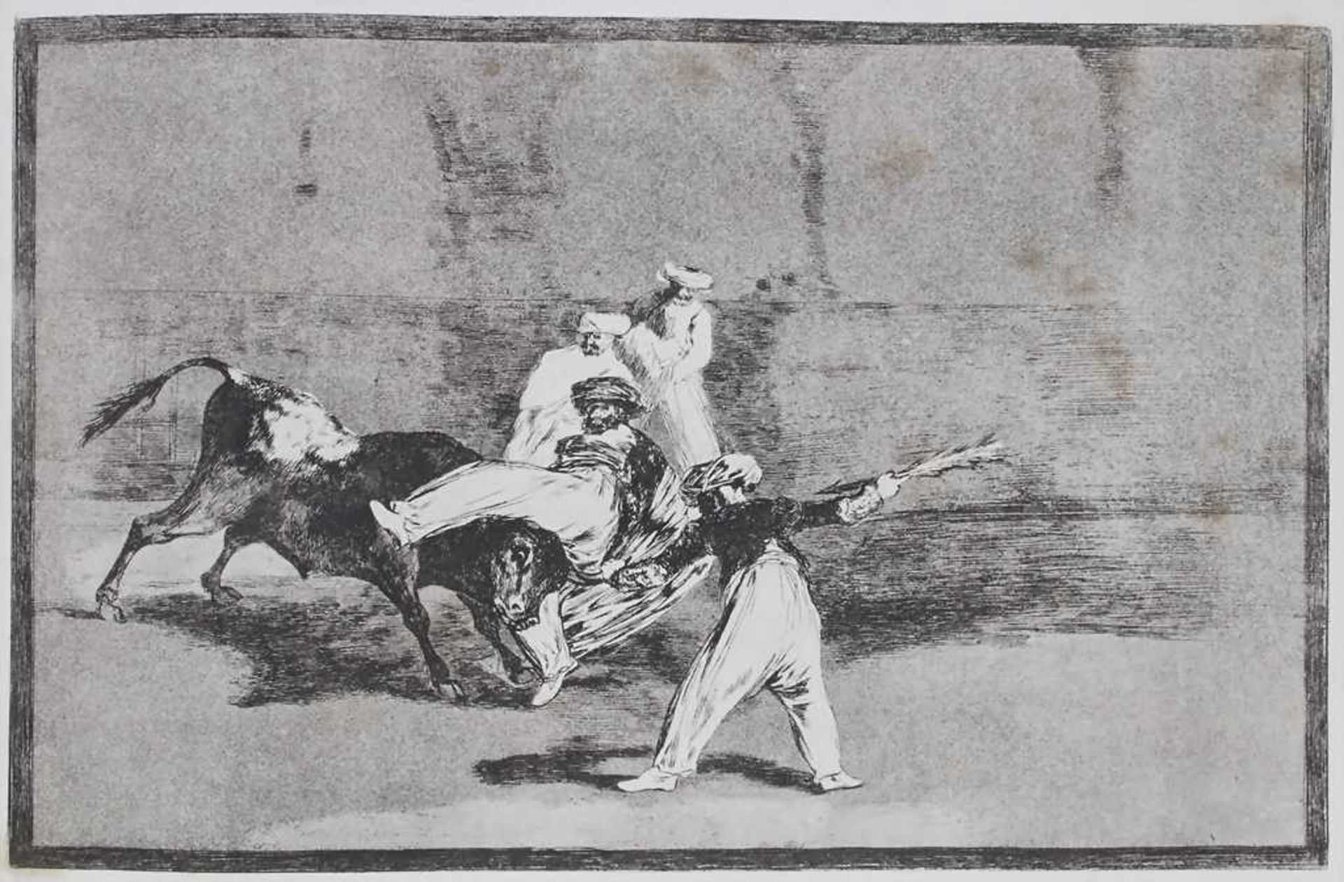 Francisco de Goya (1746-1828), 'Stierkampf' / 'The bullfight'