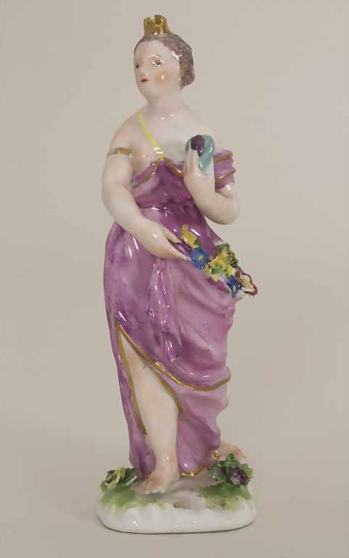 Allegorie der Göttin Flora / An allegorical figure of the goddess Flora, Meissen, um 1740