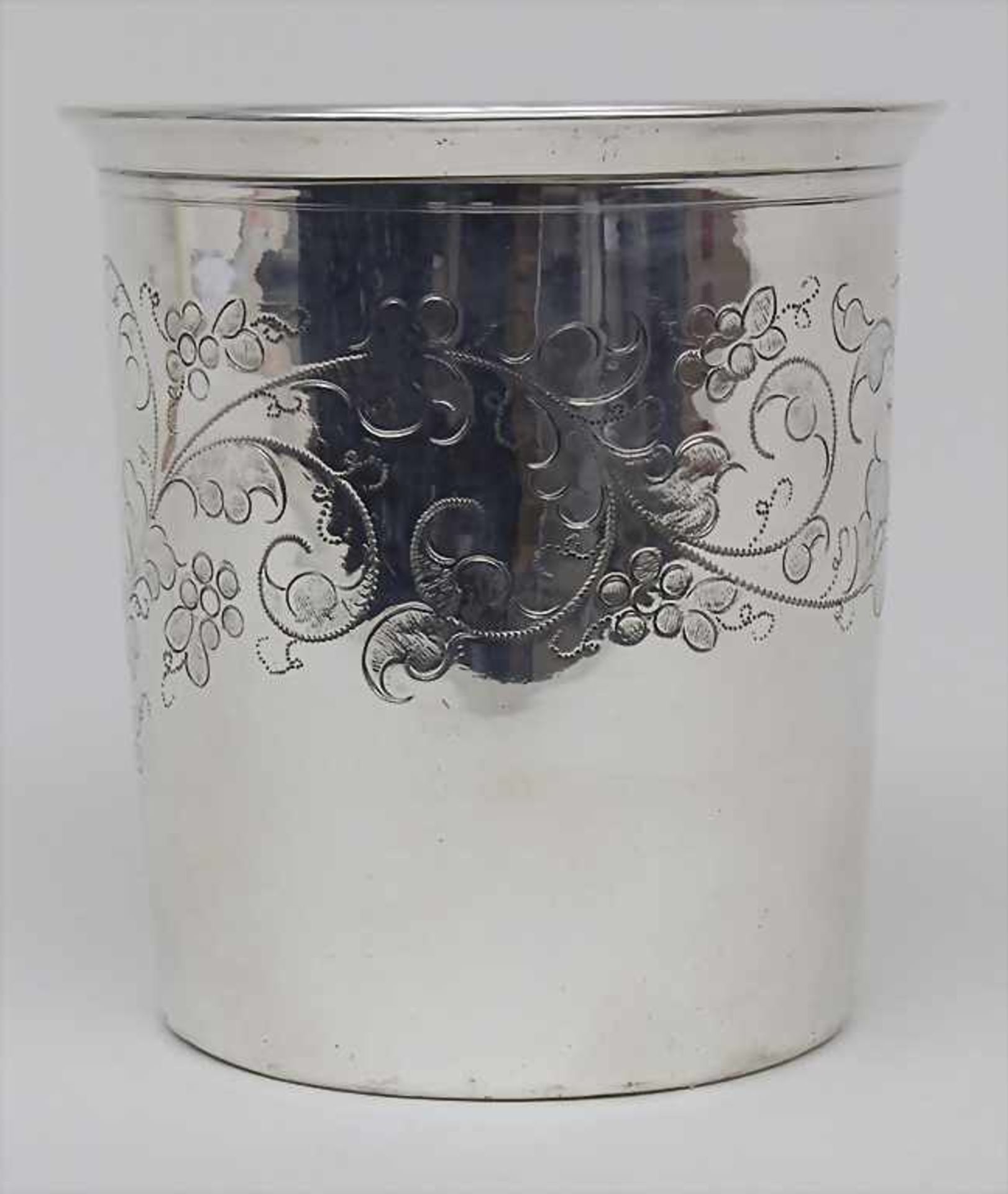 Becher / A silver beaker, César Tonnelier, Paris, um 1850 - Bild 2 aus 9
