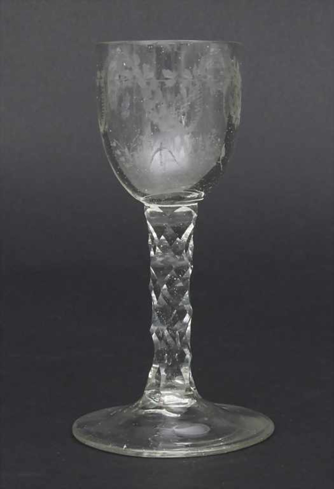 Kleines Barockglas / A small Baroque glass, deutsch, 18. Jh.