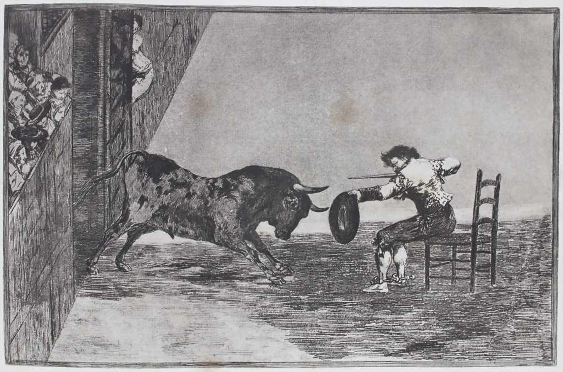 Francisco de Goya (1746-1828), 'Stierkampf' / 'The bullfight'