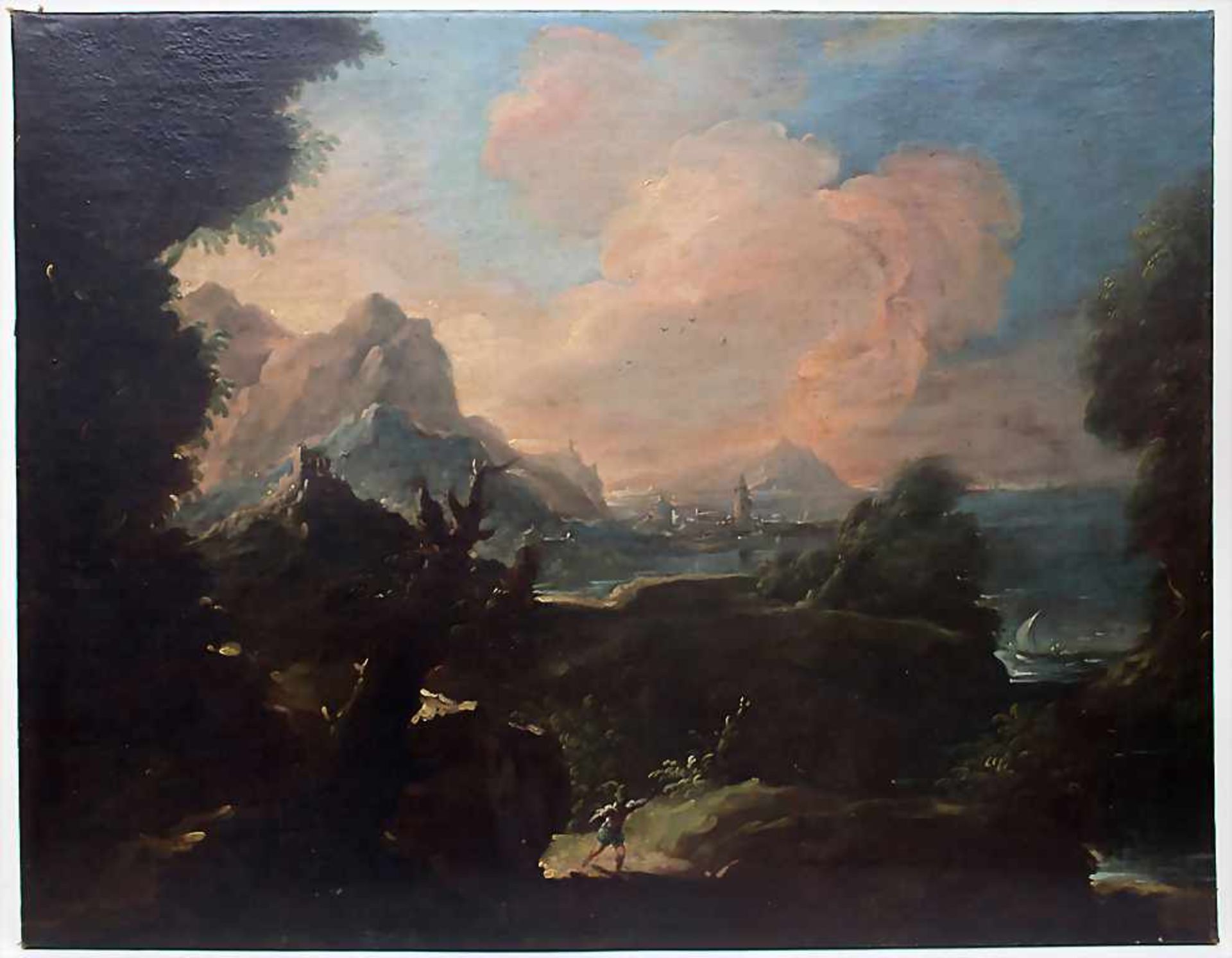 Johann Christian Brandt (1722-1795), (Zuschreibung / attributed), 'Küstenlandschaft mit - Bild 2 aus 5