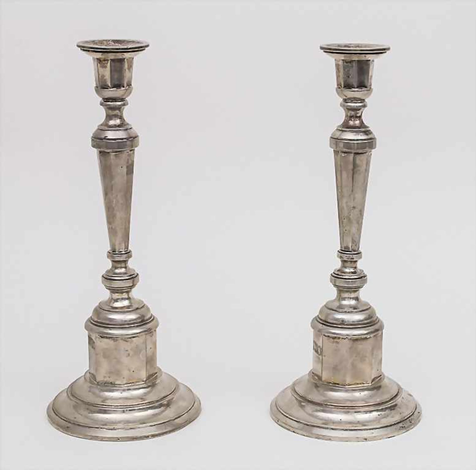 Paar Kerzenleuchter / Pair of Candlesticks, Polen/Poland, um 1900
