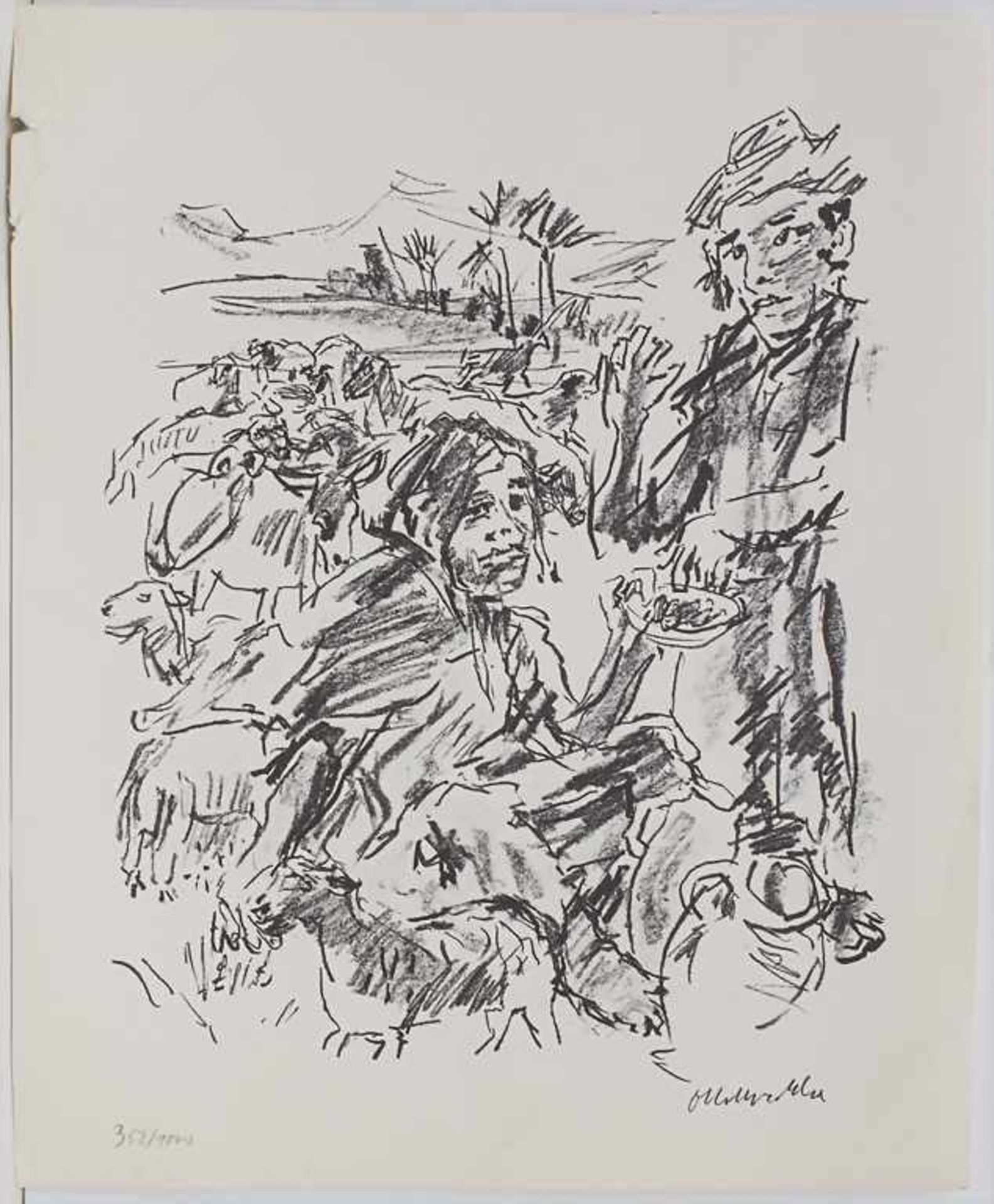 Oskar Kokoschka (1886-1980), 5 Lithografien aus 'Saul und David' / 5 lithographs from 'Saul and - Image 5 of 8