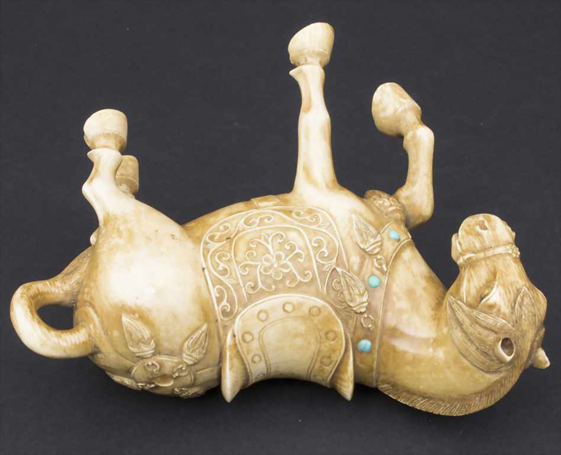Paar-Pferde, China, Qing-Dynastie, 19. Jh. - Bild 4 aus 7