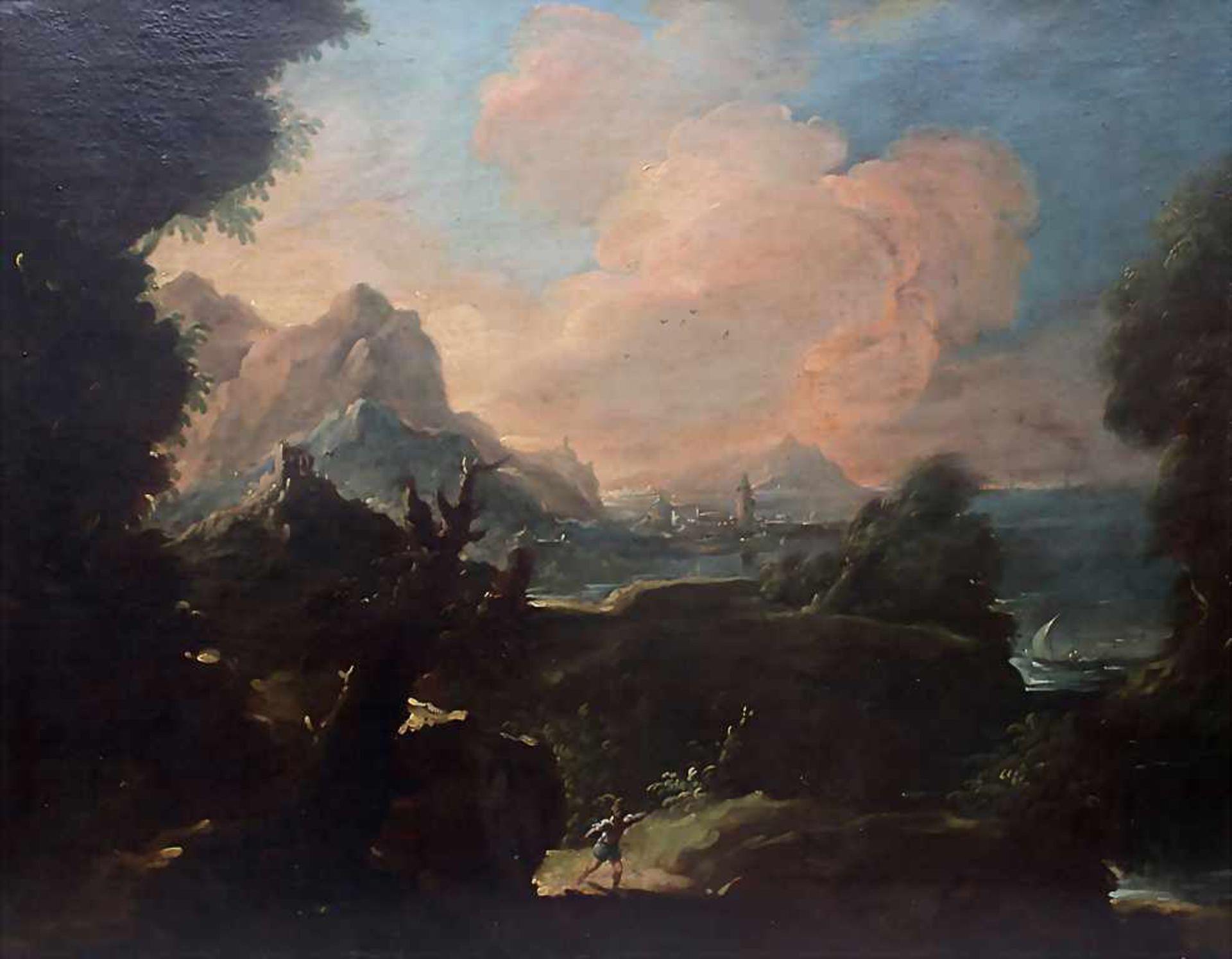 Johann Christian Brandt (1722-1795), (Zuschreibung / attributed), 'Küstenlandschaft mit