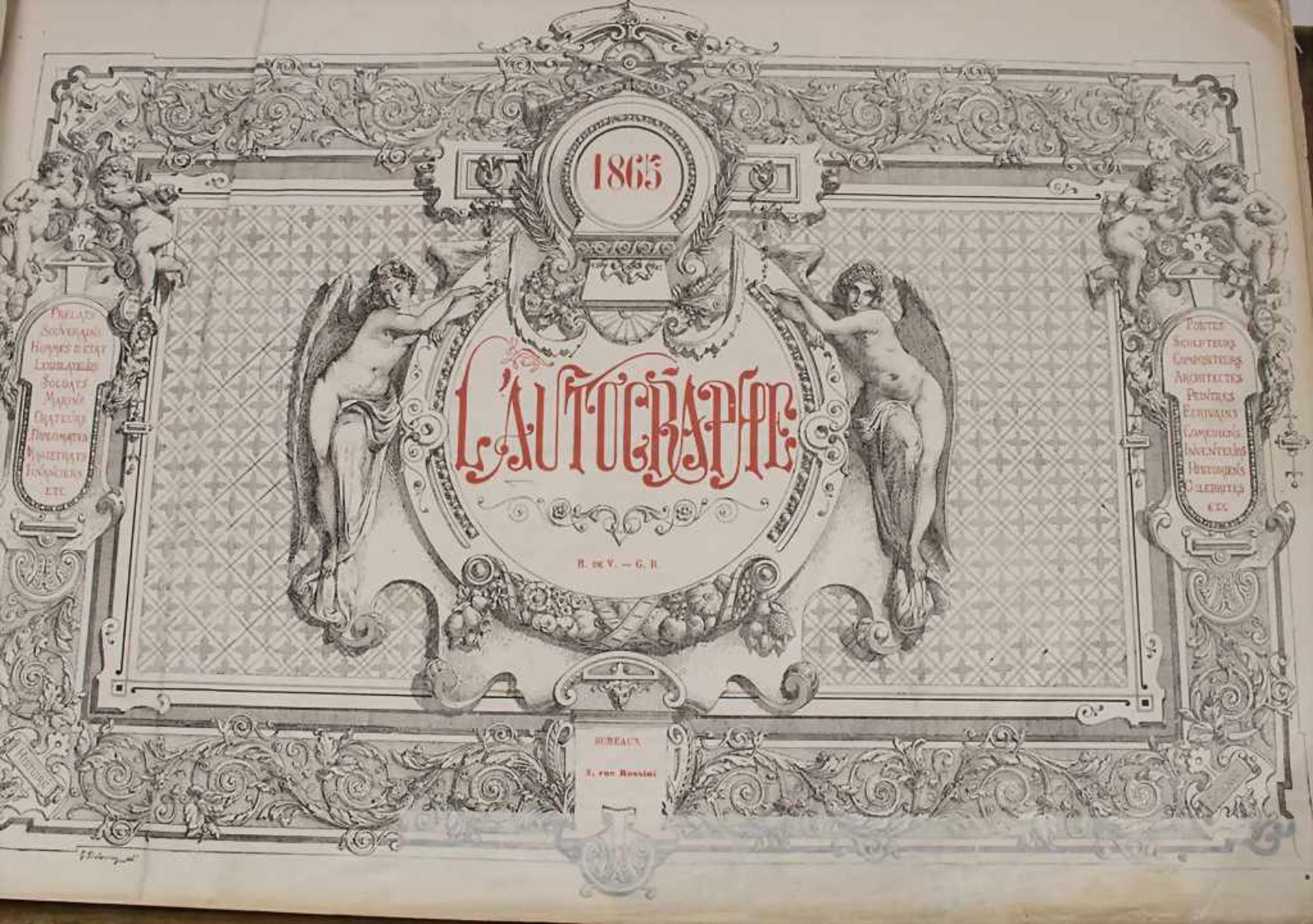 'L'Autographe', Paris, 1864/1865 - Image 3 of 8