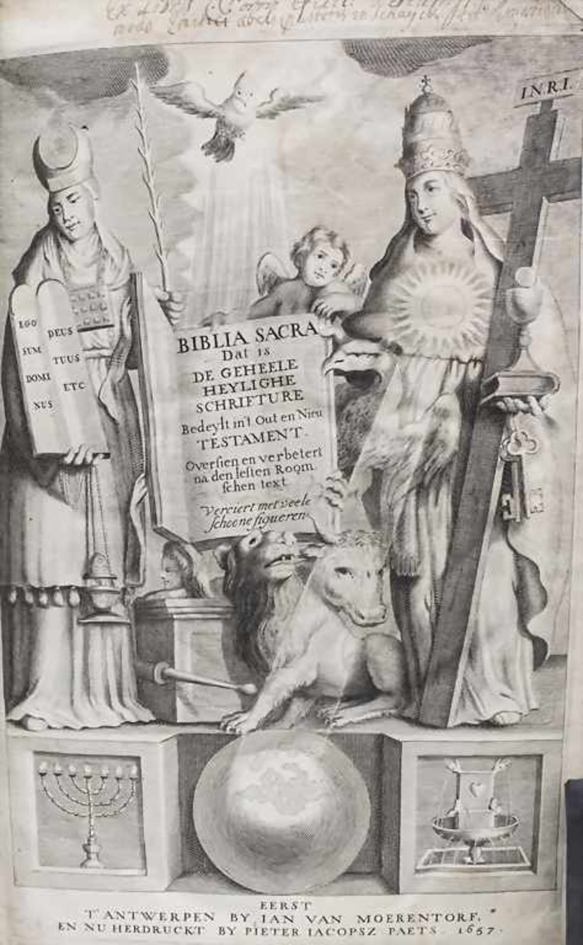 Ian van Moerentorf / van Sichem: 'Biblia Sacra', Antwerpen, 1657 - Bild 2 aus 4