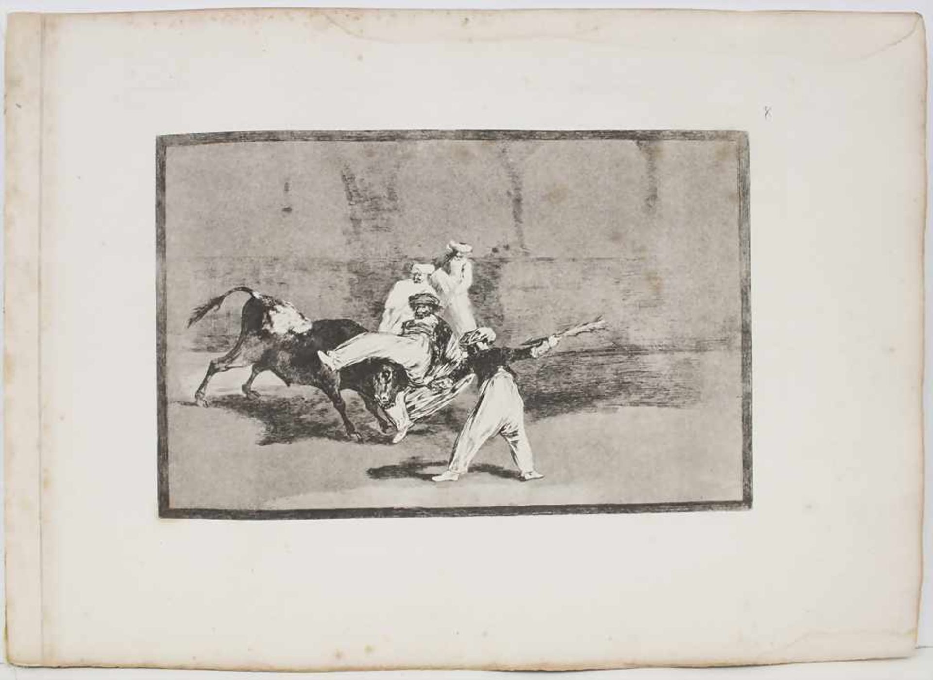 Francisco de Goya (1746-1828), 'Stierkampf' / 'The bullfight' - Image 2 of 3