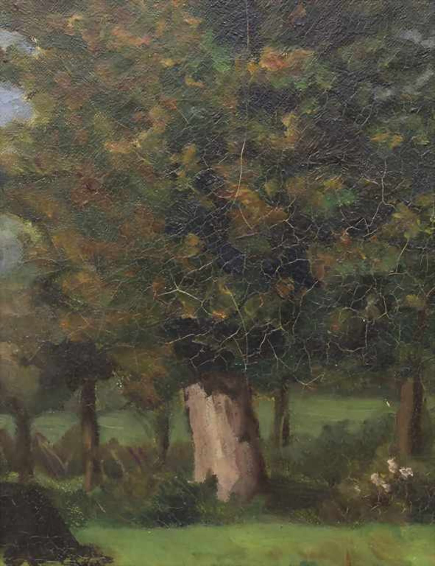 Léon Dehesghues (1852-1910), 'Landschaft mit weidendem Vieh' / 'A landscape with grazing cattle' - Bild 6 aus 8