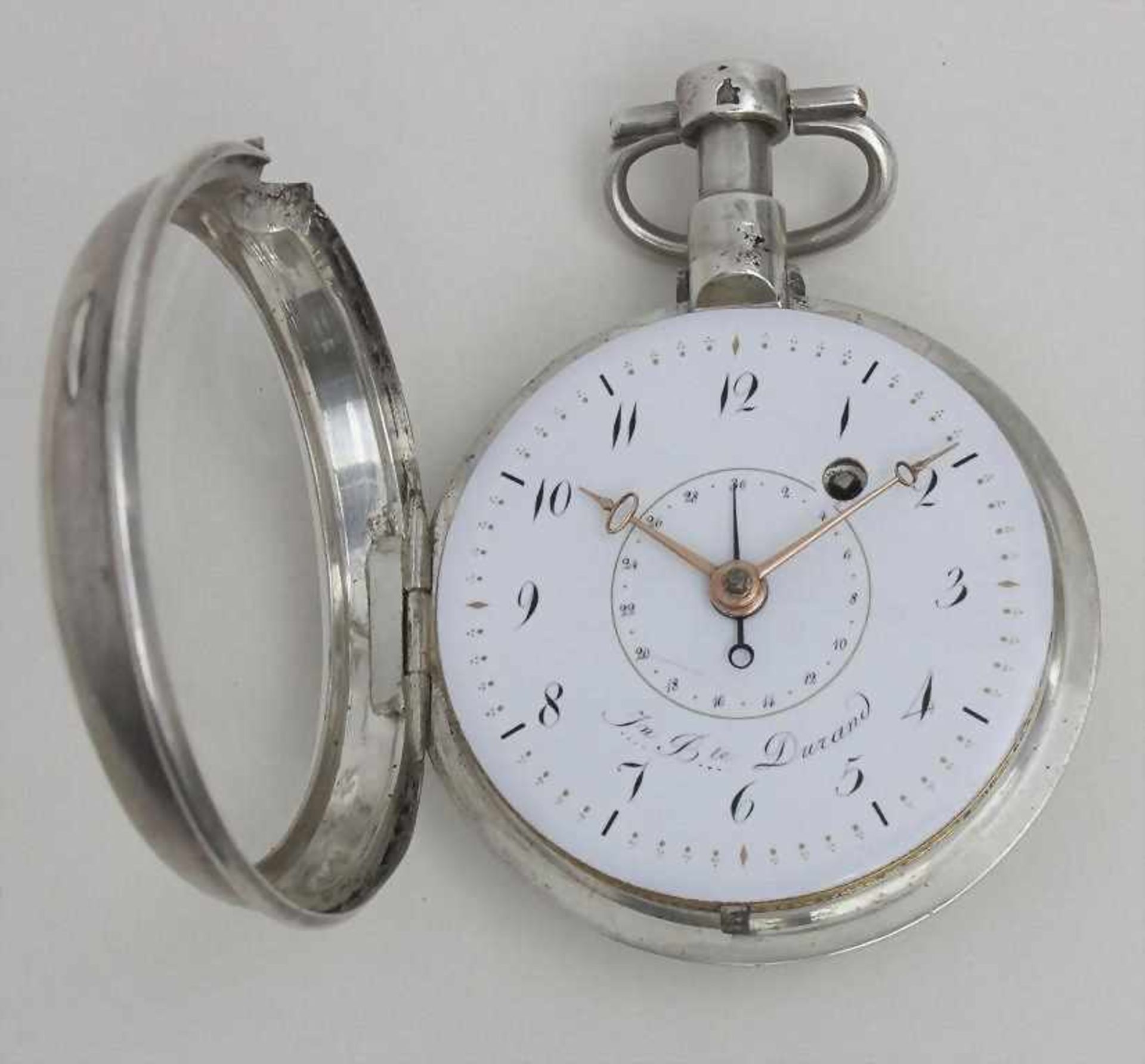 Offene Herrentaschenuhr, Durand, Paris, um 1810