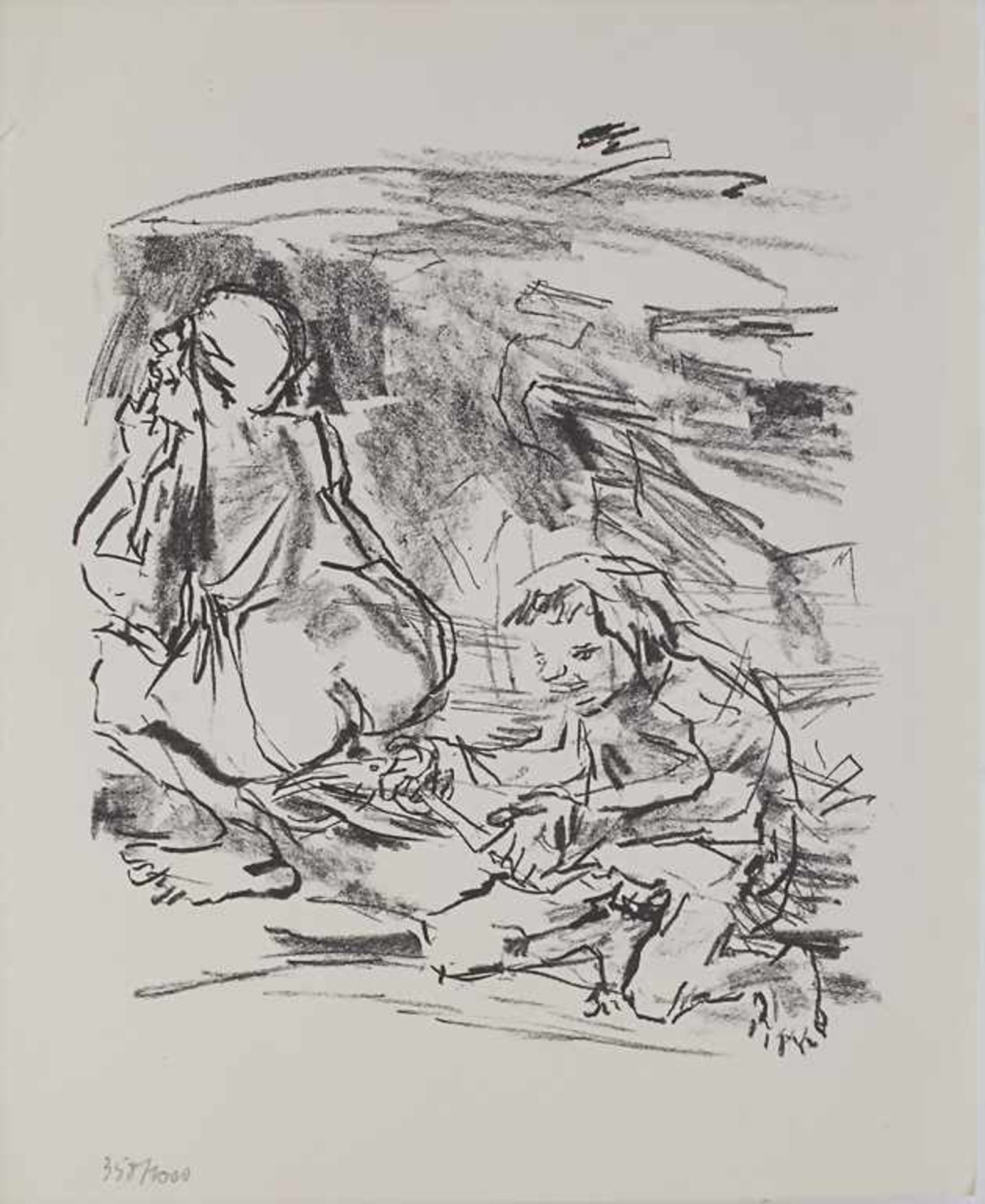 Oskar Kokoschka (1886-1980), 5 Lithografien aus 'Saul und David' / 5 lithographs from 'Saul and - Image 7 of 8