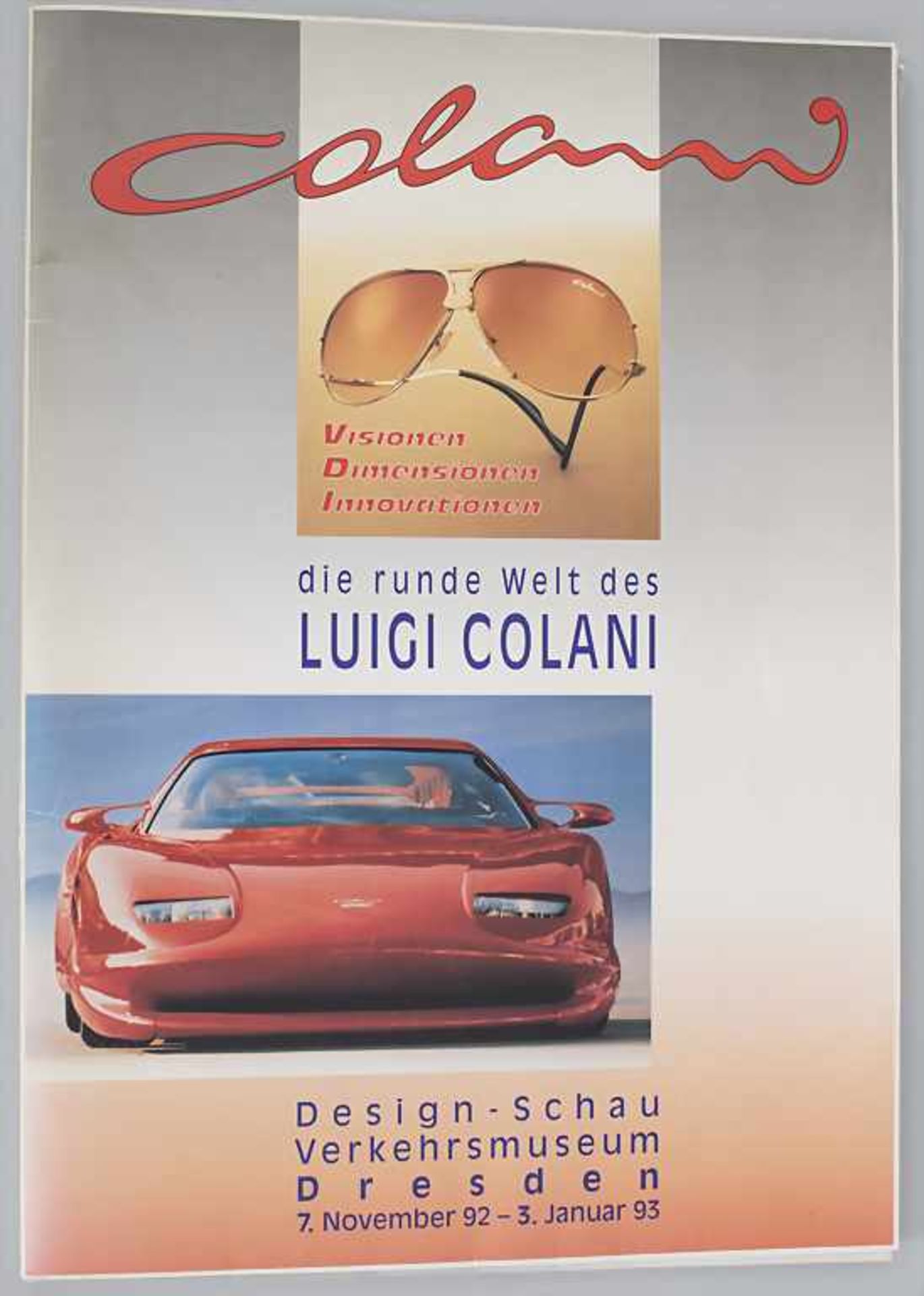 Luigi Colani (1928-2019) Designschau im Verkehrsmuseum Dresden 1993