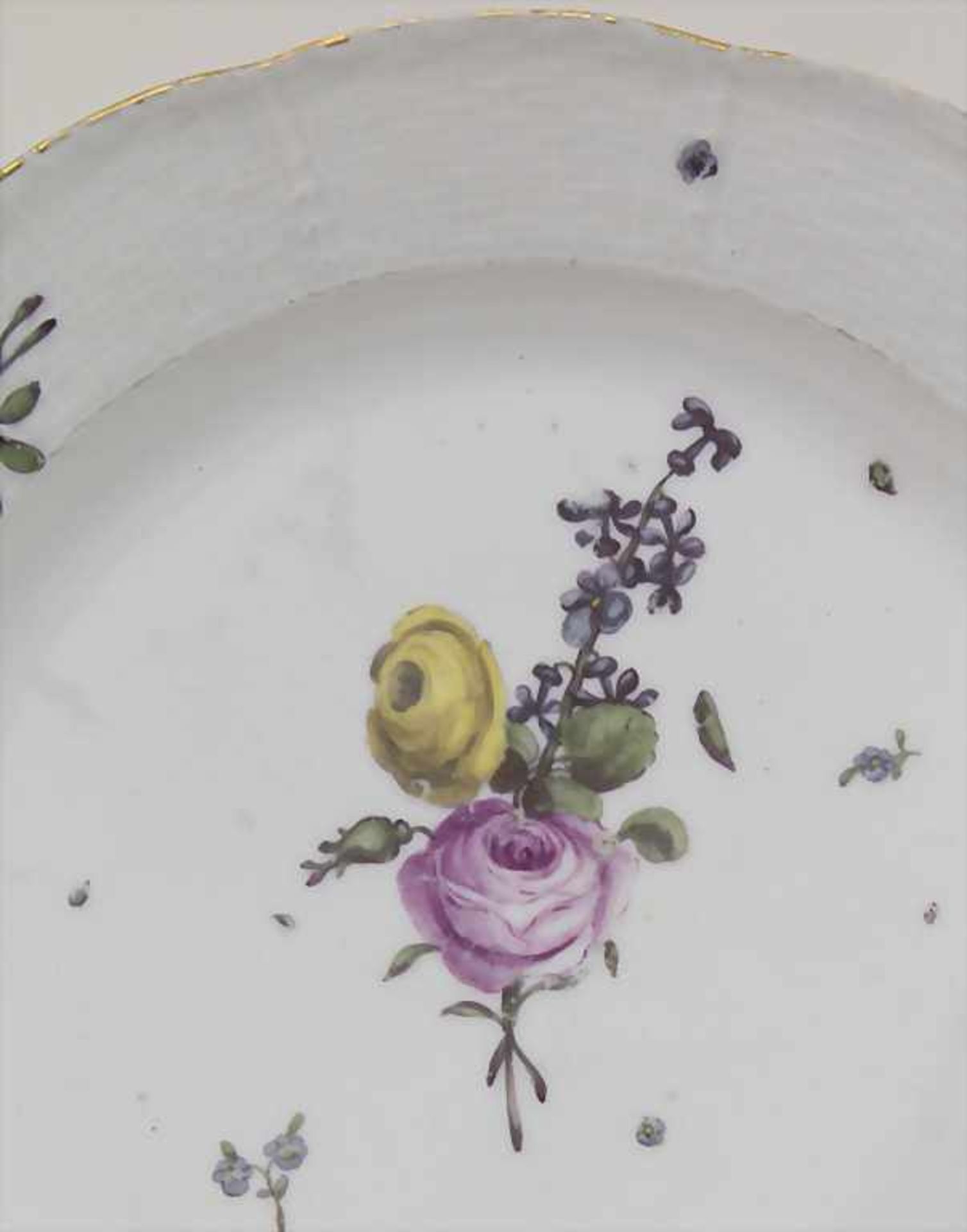 Teller / A plate, Meissen, um 1750 - Bild 2 aus 4