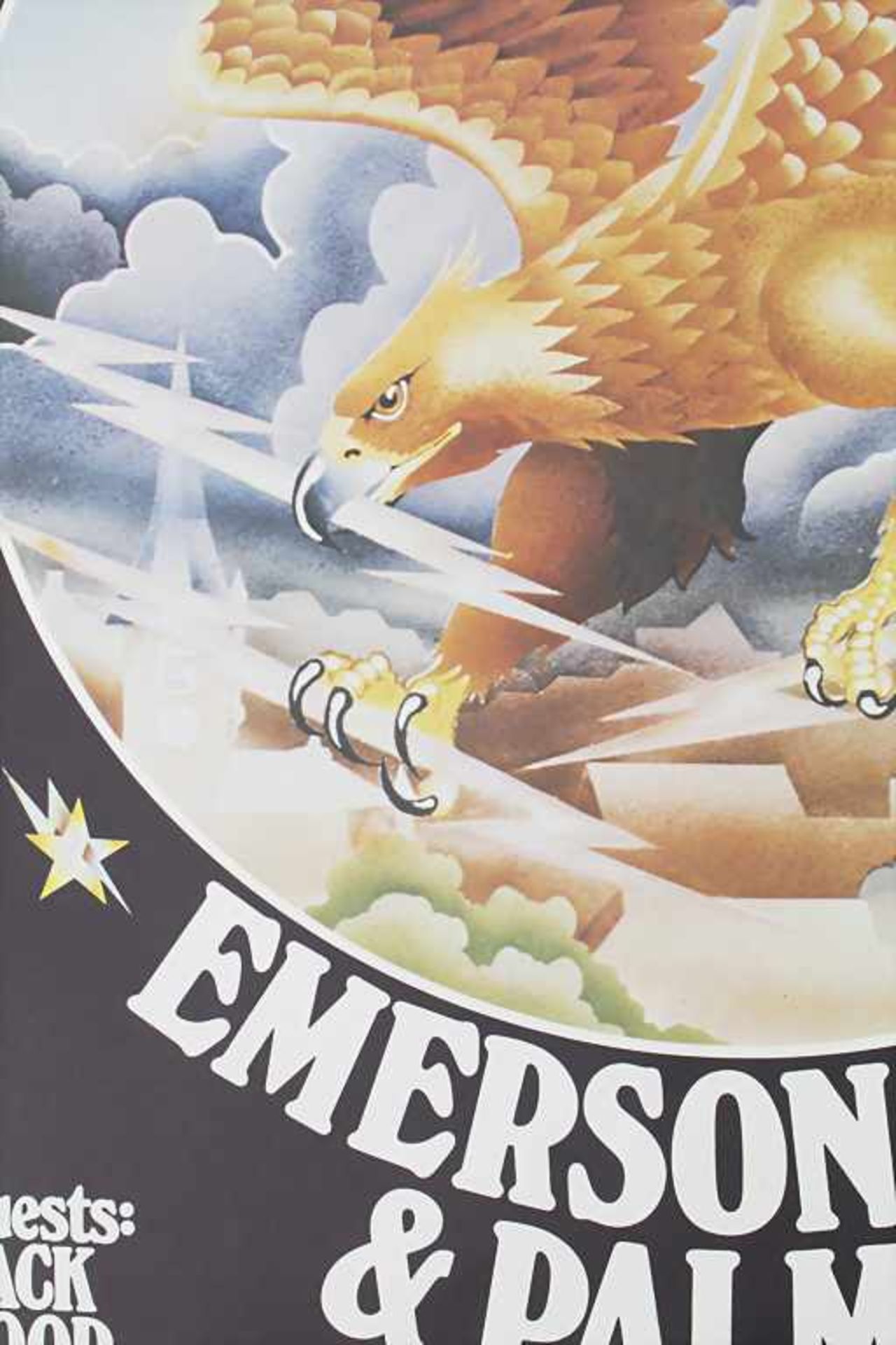 Konzertplakat 'Emerson Lake & Palmer' / A concert poster 'Emerson Lake & Palmer', Sindelfingen, - Image 3 of 3