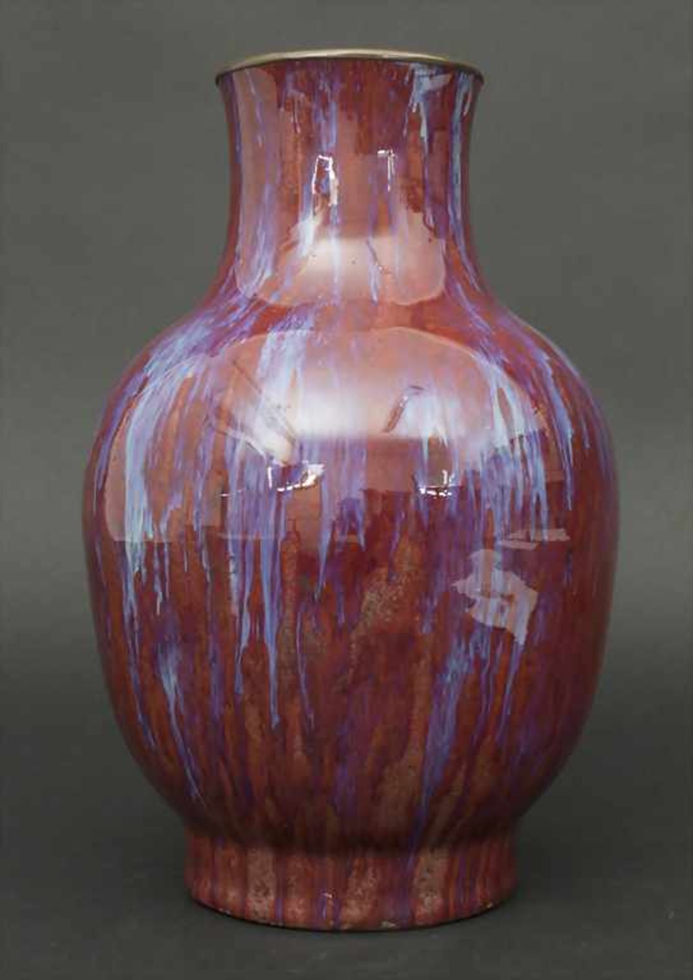 Ochsenblut-Vase / Sang De Boeuf 'Langyao Hong' Vase, China, Qing-Dynastie, 18. Jh.