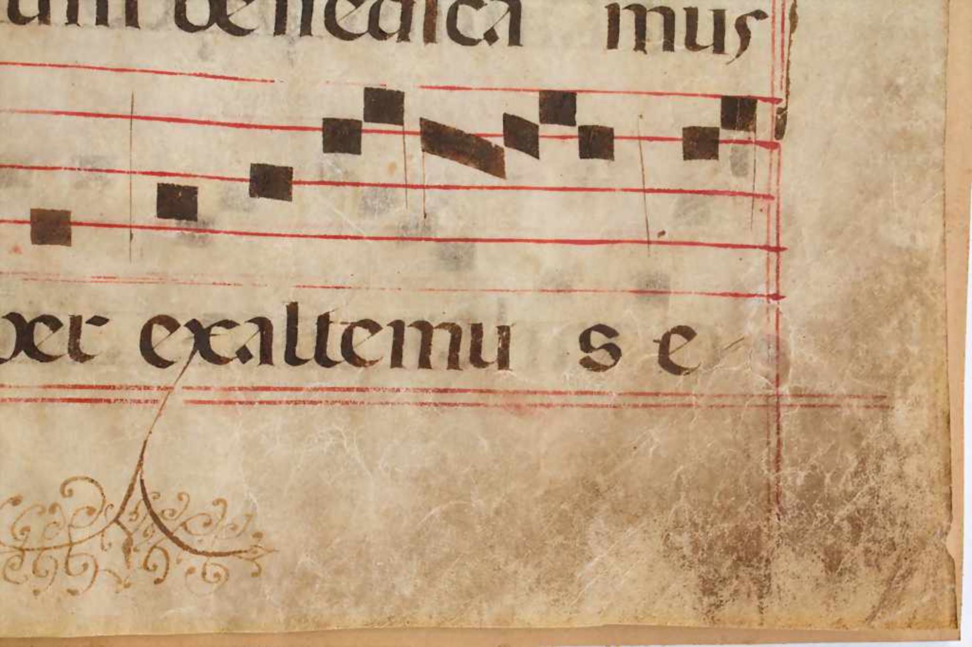 Missale-Blatt, 16. Jh - Image 3 of 4