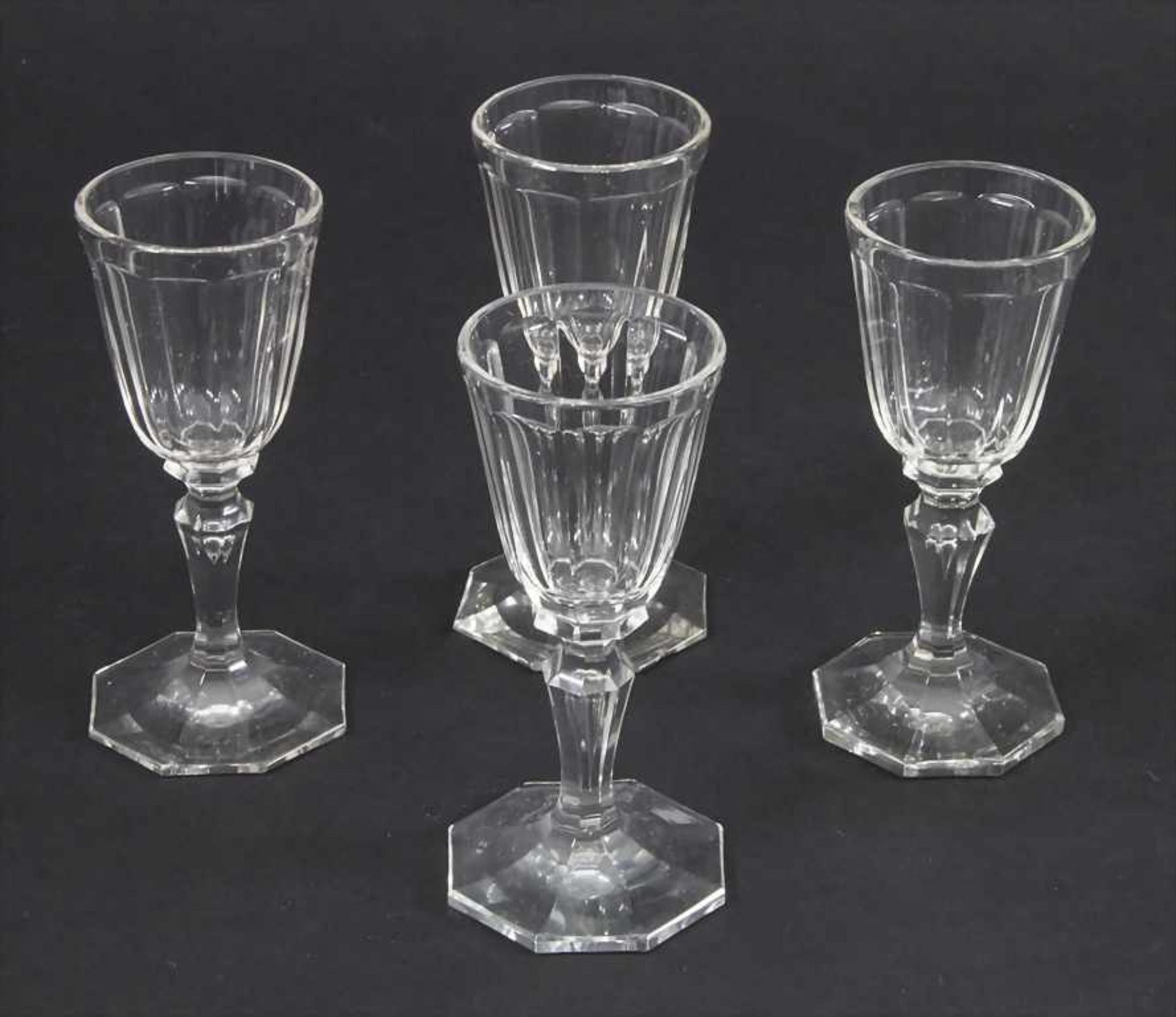 6 Schnapsgläser / 6 shot glasses, J. & L. Lobmeyr, Wien, um 1900