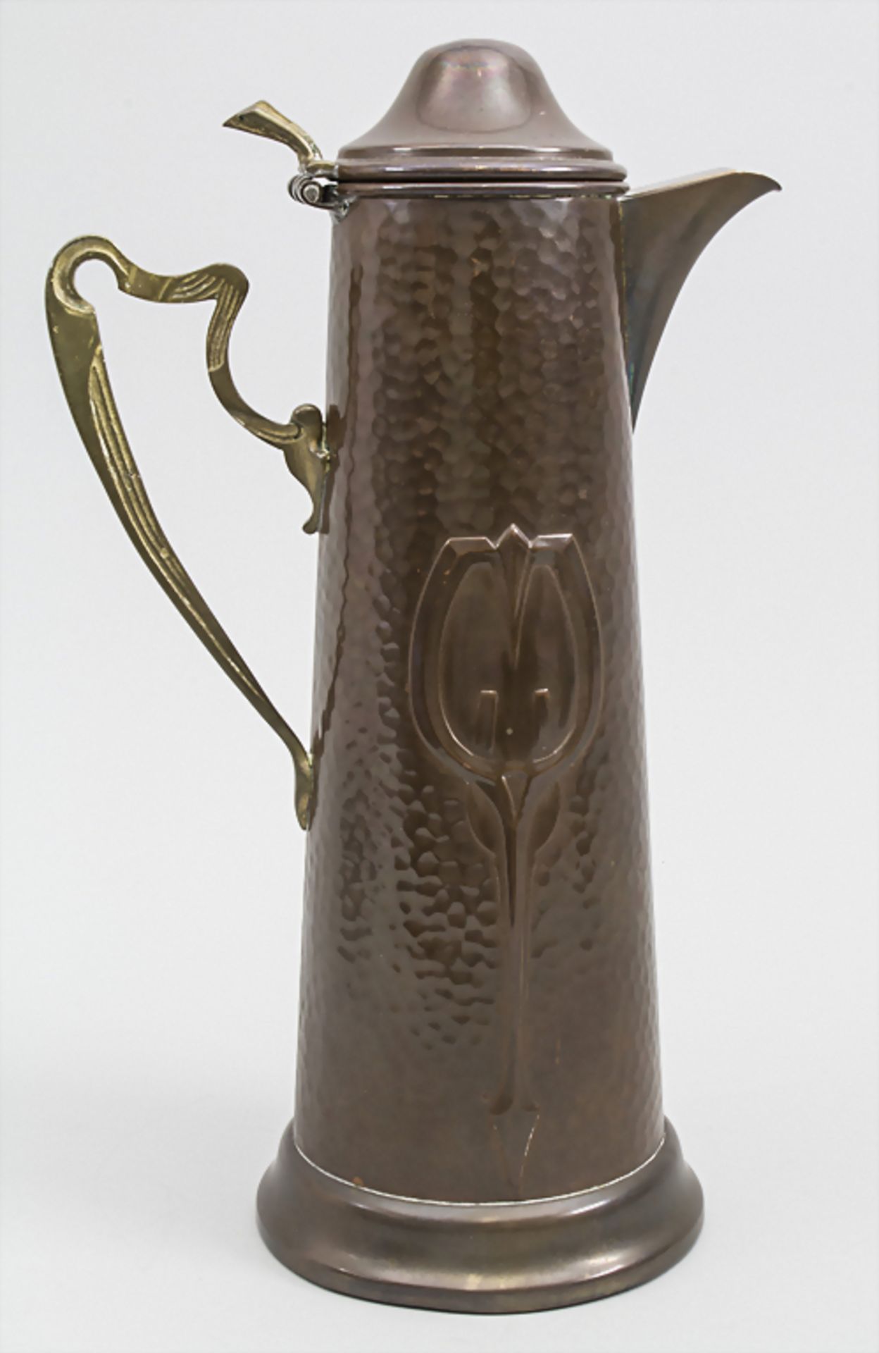 Große Jugendstil Kanne / A large Art Nouveau pitcher, um 1900 - Image 3 of 4